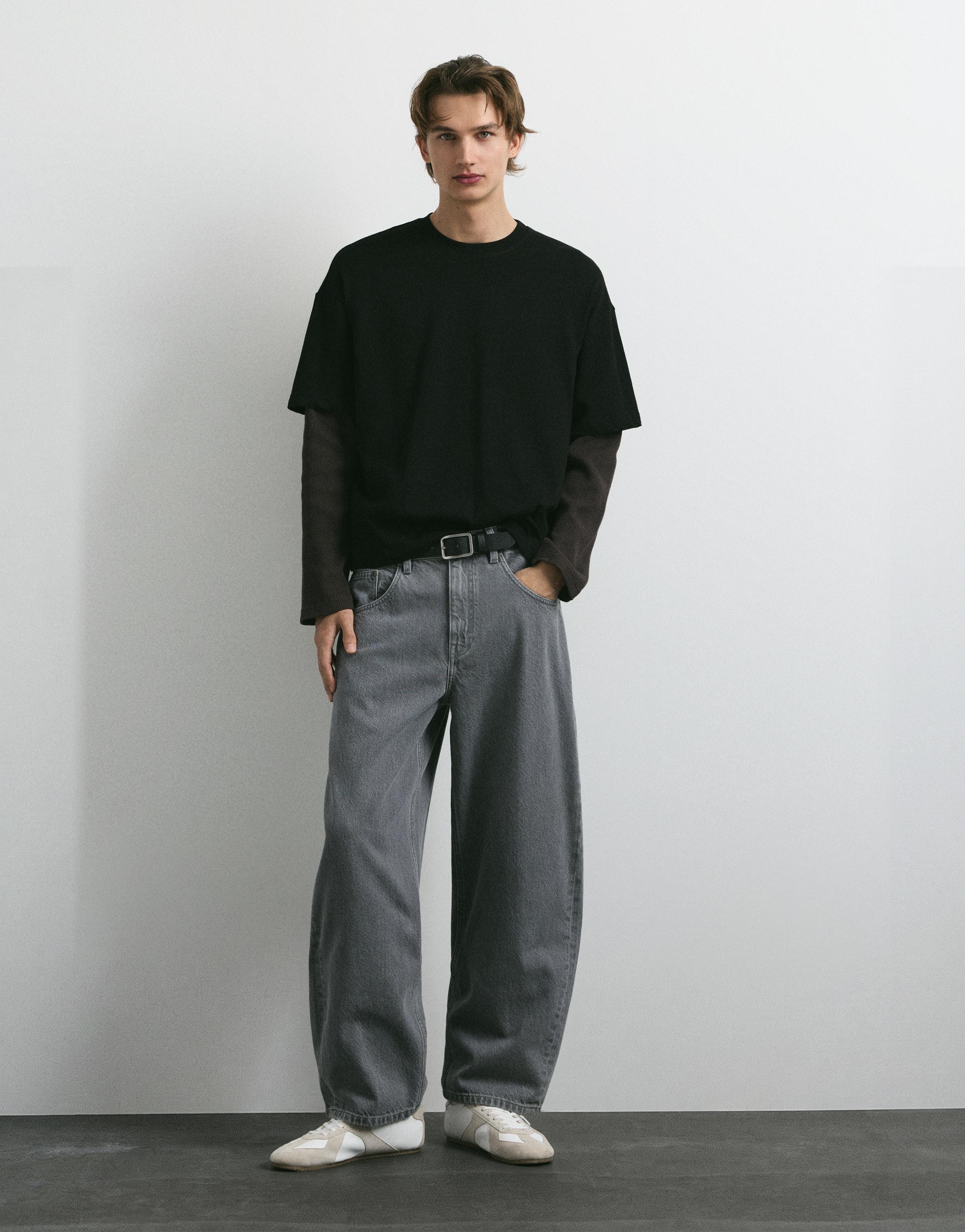 Pull&Bear Barrel jean görsel 8