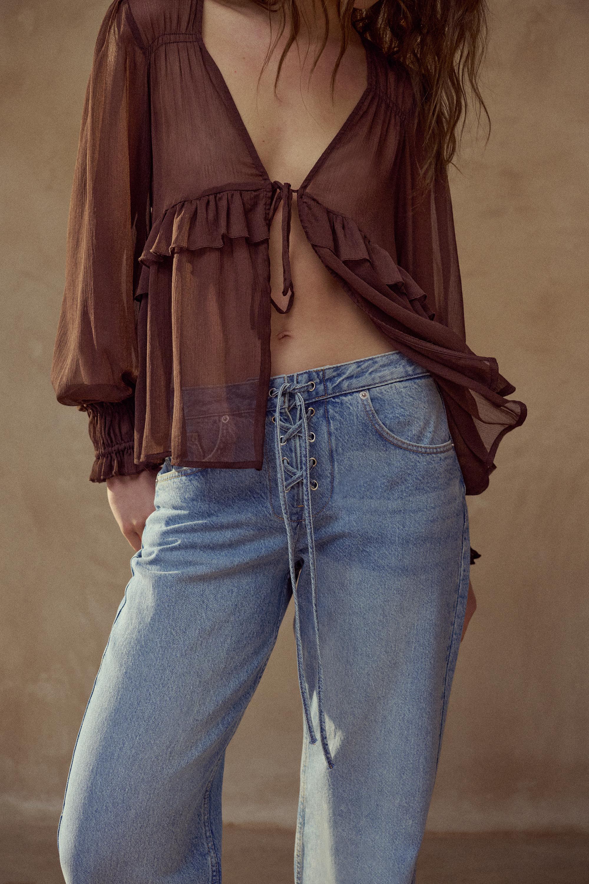 Düşük bel korsan jean - Görsel 96