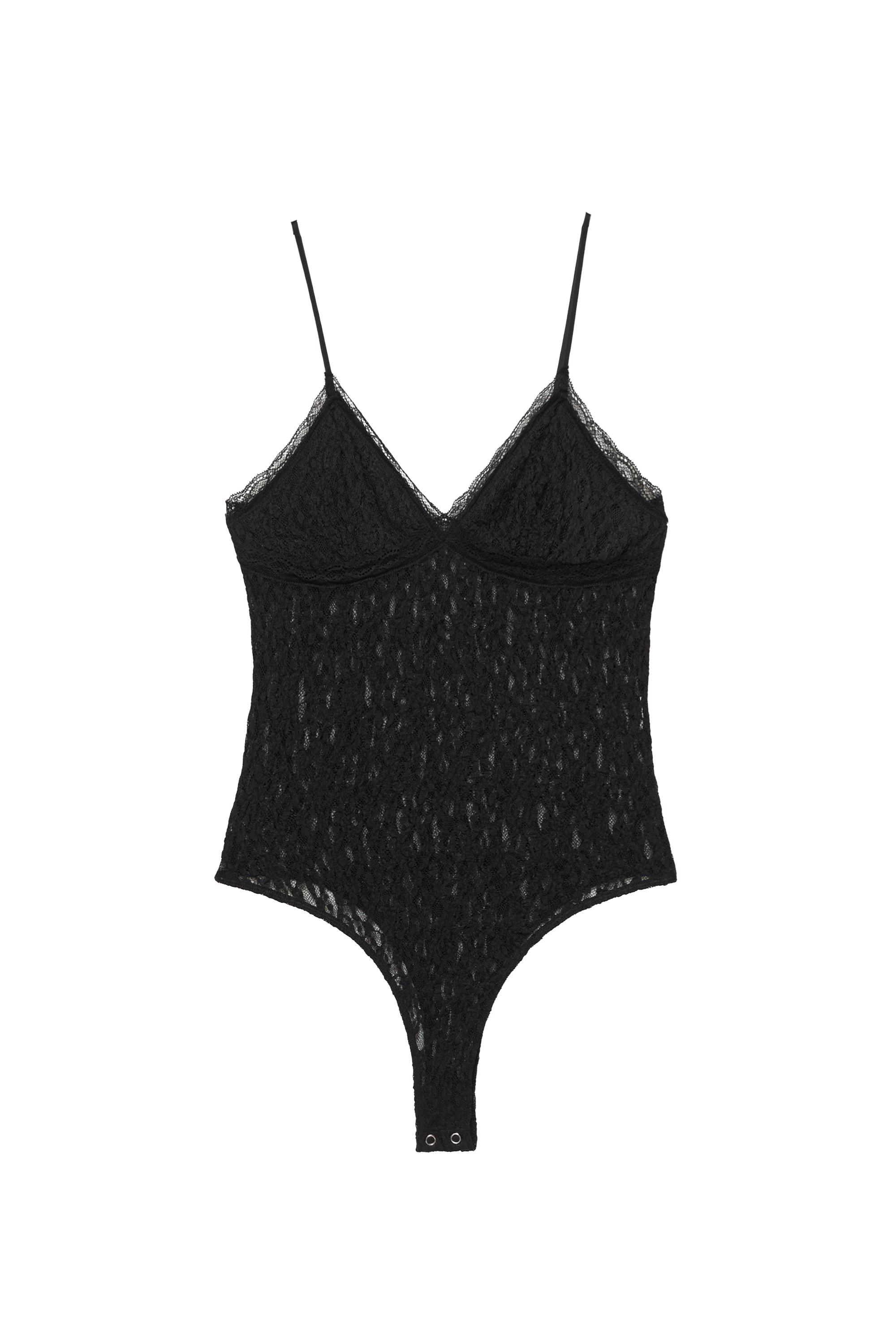 Strappy lace bodysuit
