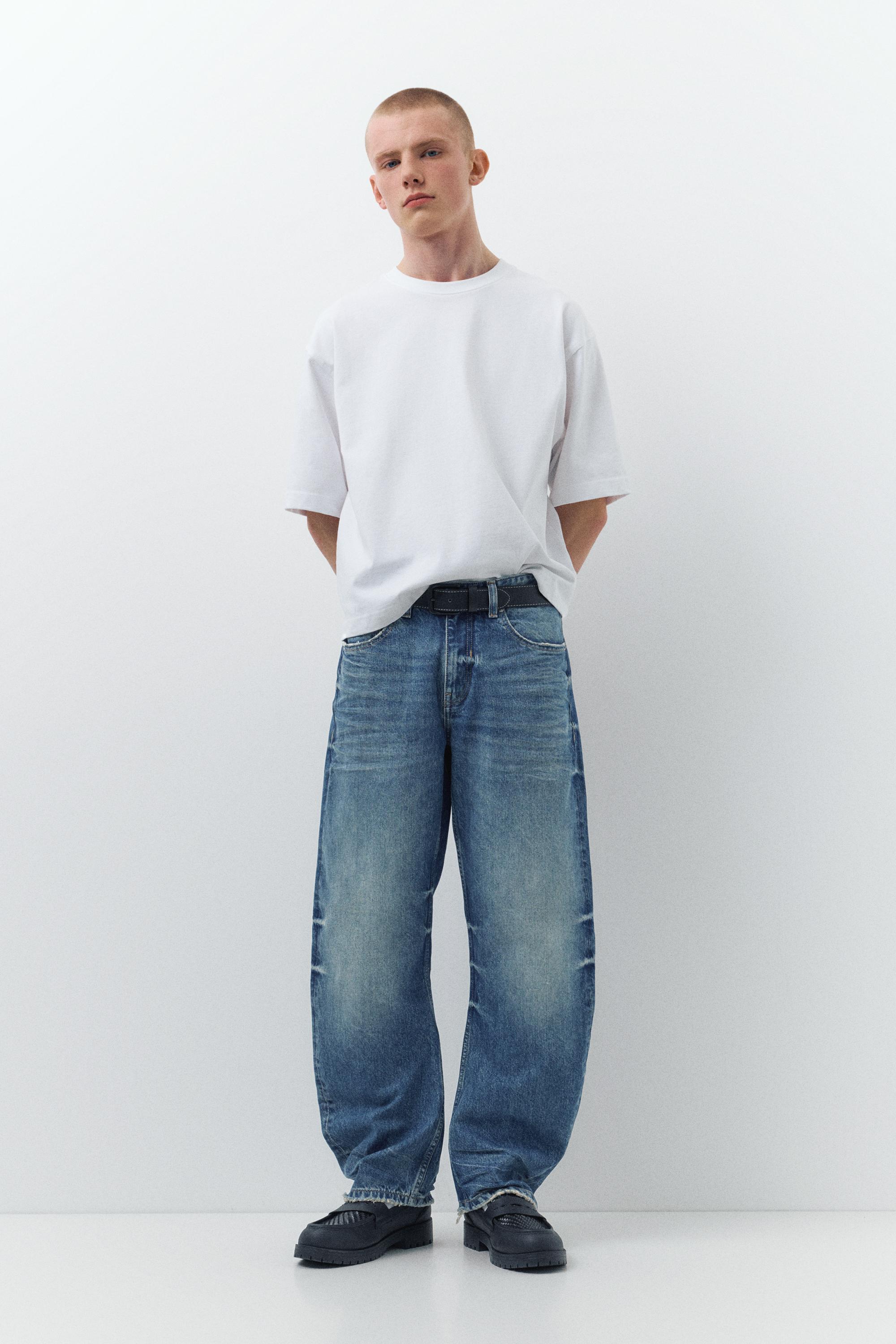 Düşük bel bol kesim jean - Görsel 44