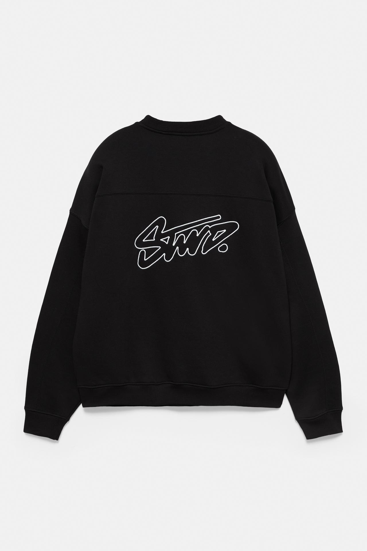 STWD boxy sweatshirt — Black