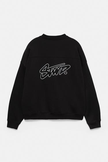 STWD boxy sweatshirt — Black 7