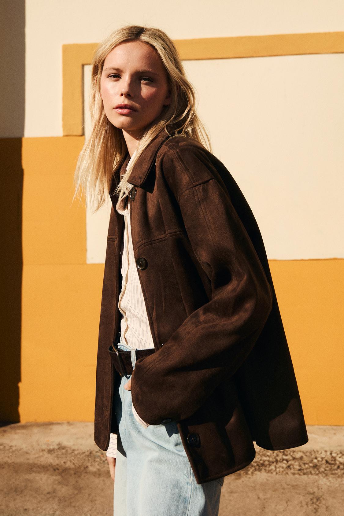 Chaqueta Canguro Cazadoras Vaqueras Pull And Bear Mujer Chaqueta