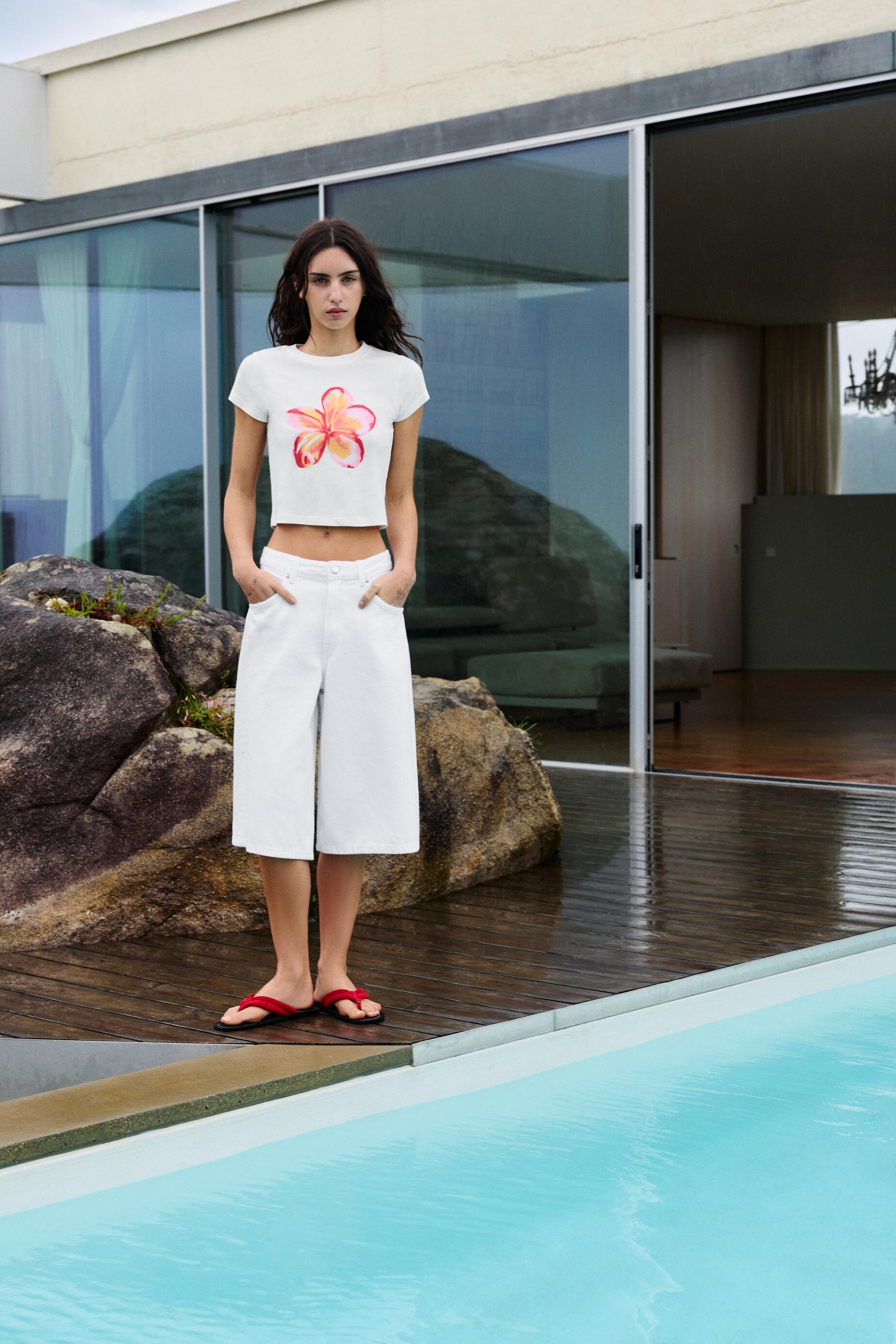 Düşük bel denim şort - Görsel 95