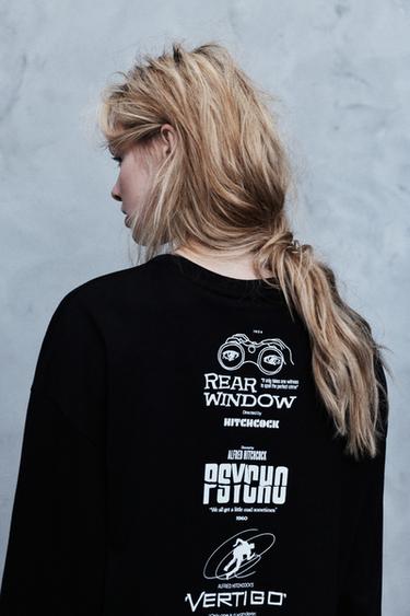Alfred Hitchcock long sleeve T-shirt — Black 4