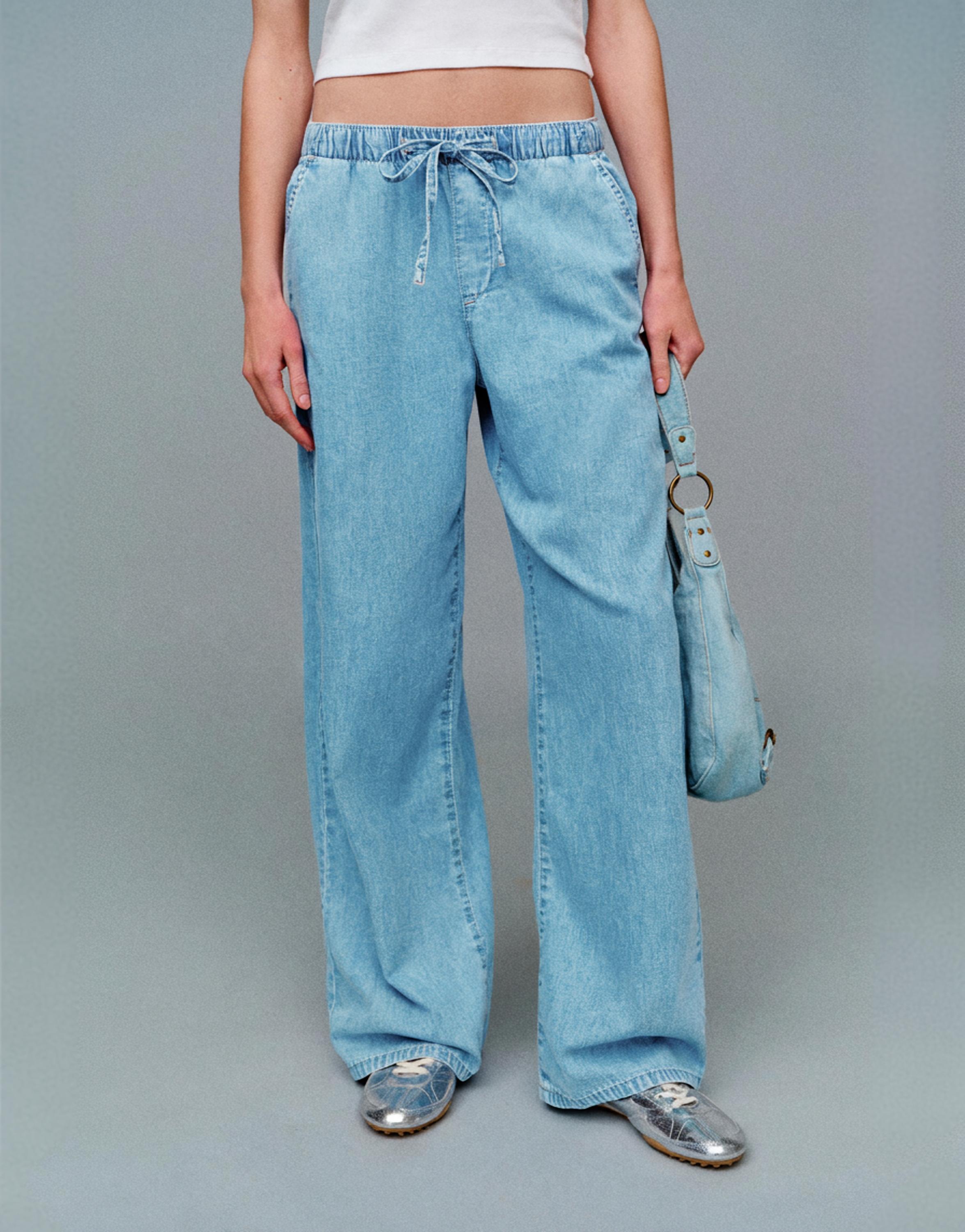 Düşük bel jogger jean - Görsel 31