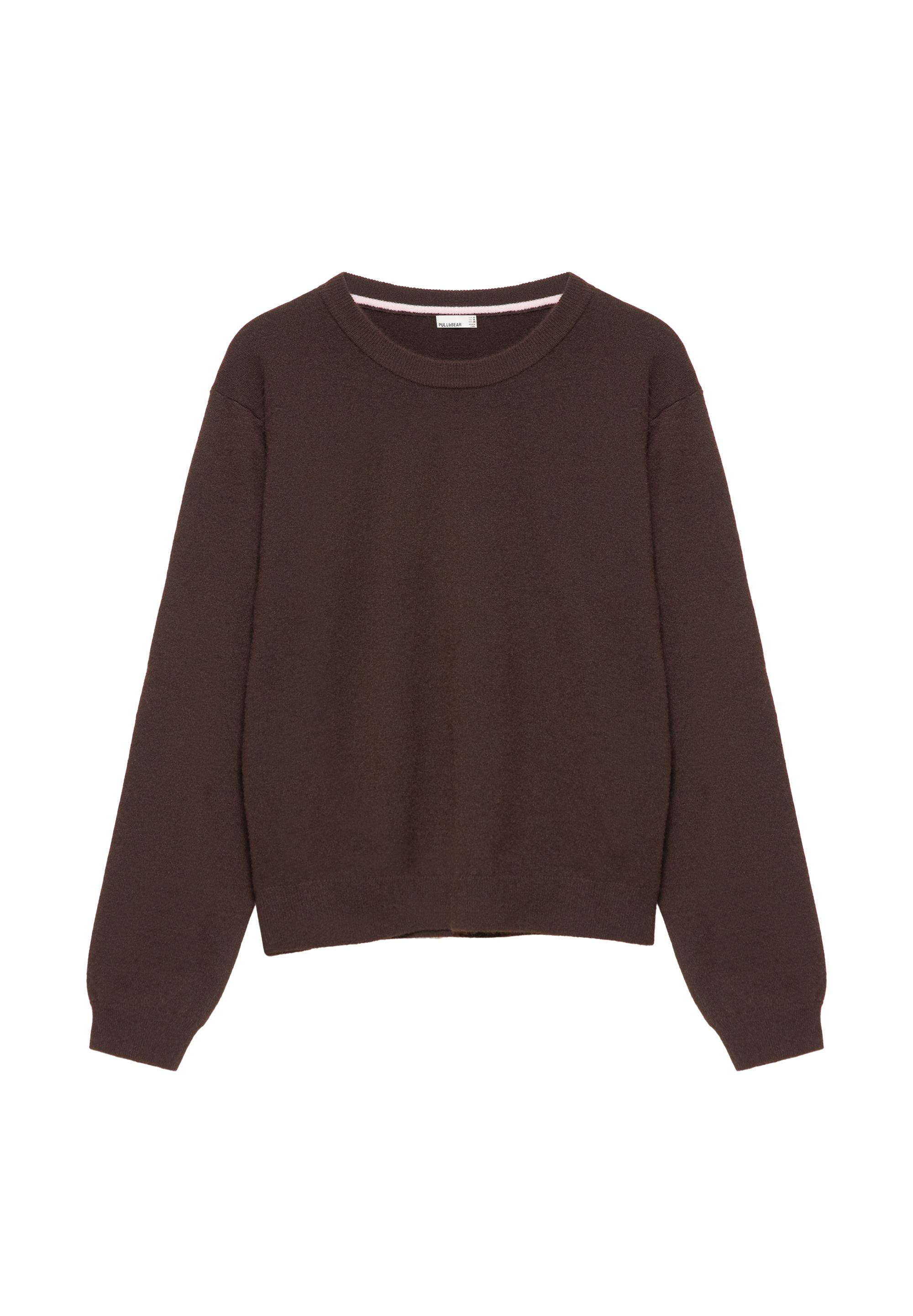 Soft knit jumper — Brown