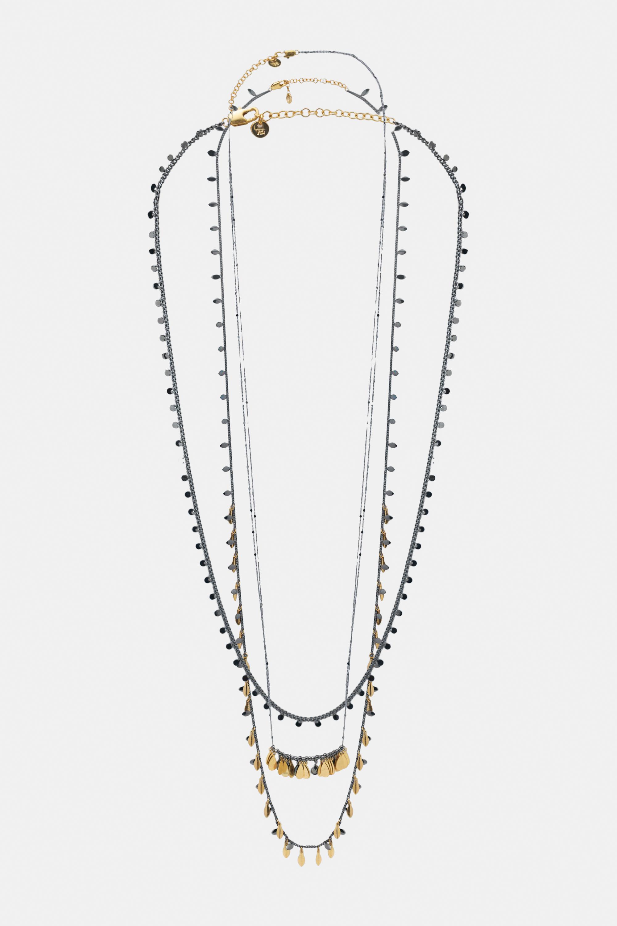 Pack of 3 necklaces — Grey