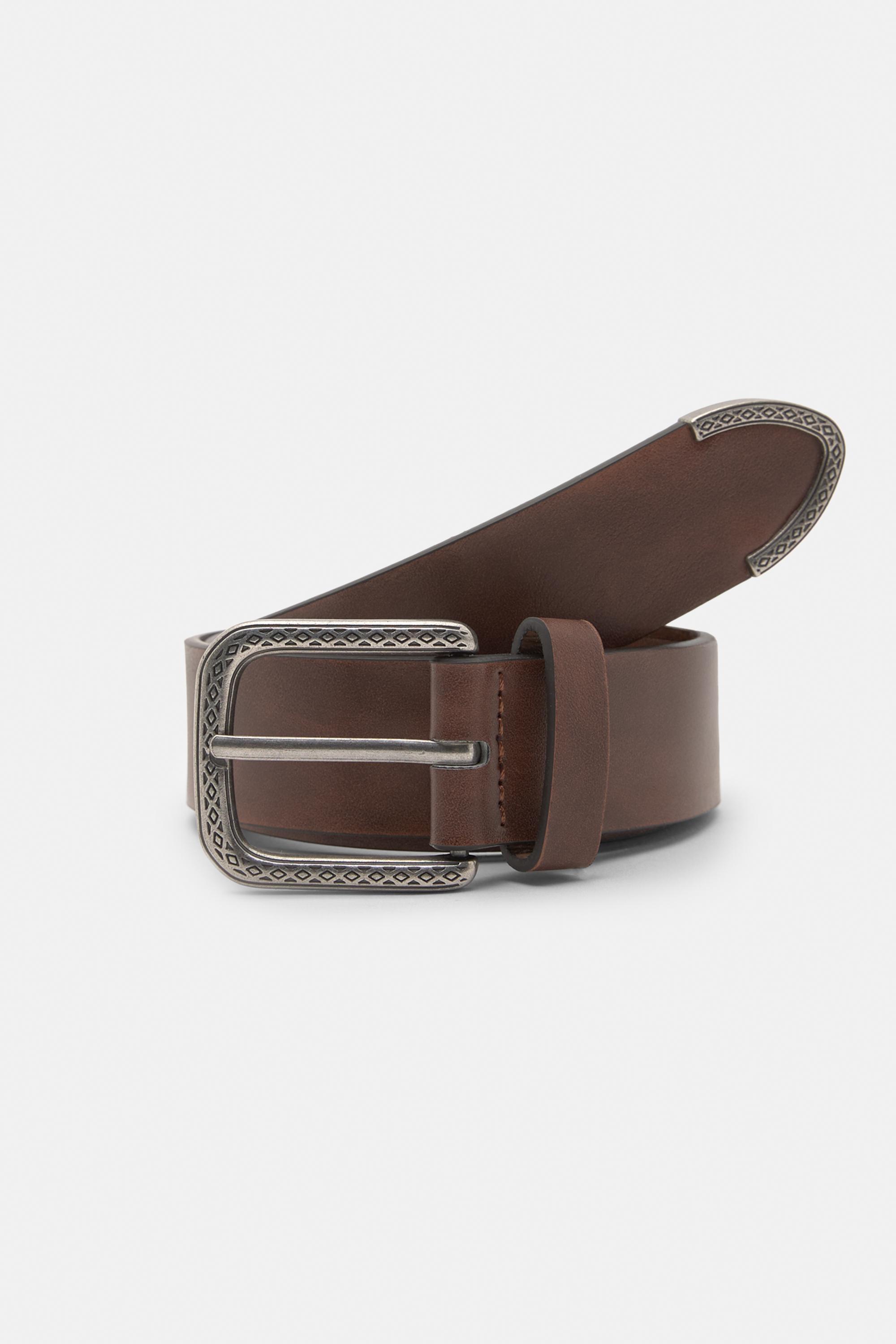 Kahverengi suni deri kemer - Görsel 2