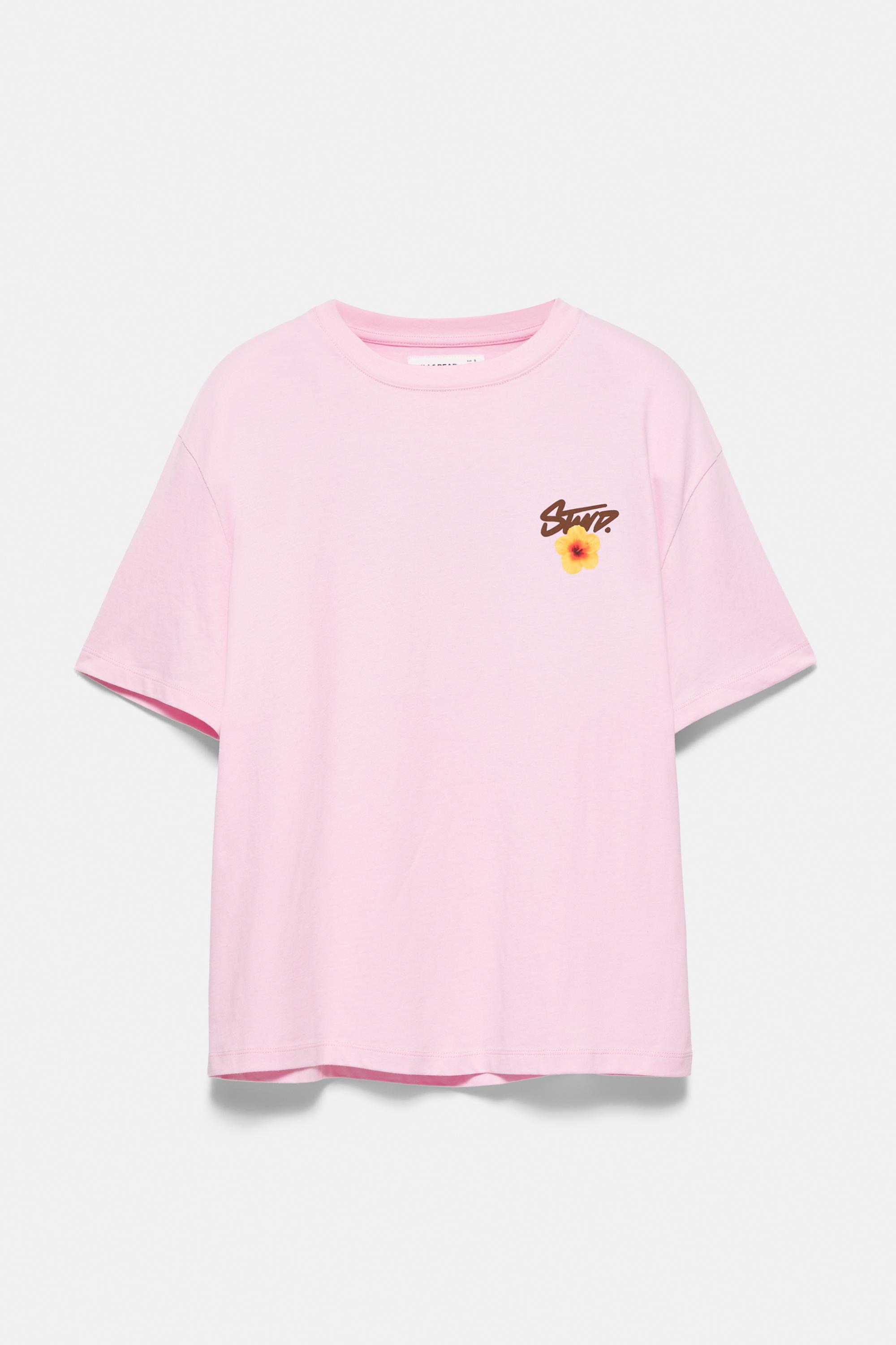 STWD flower T-shirt — Pink