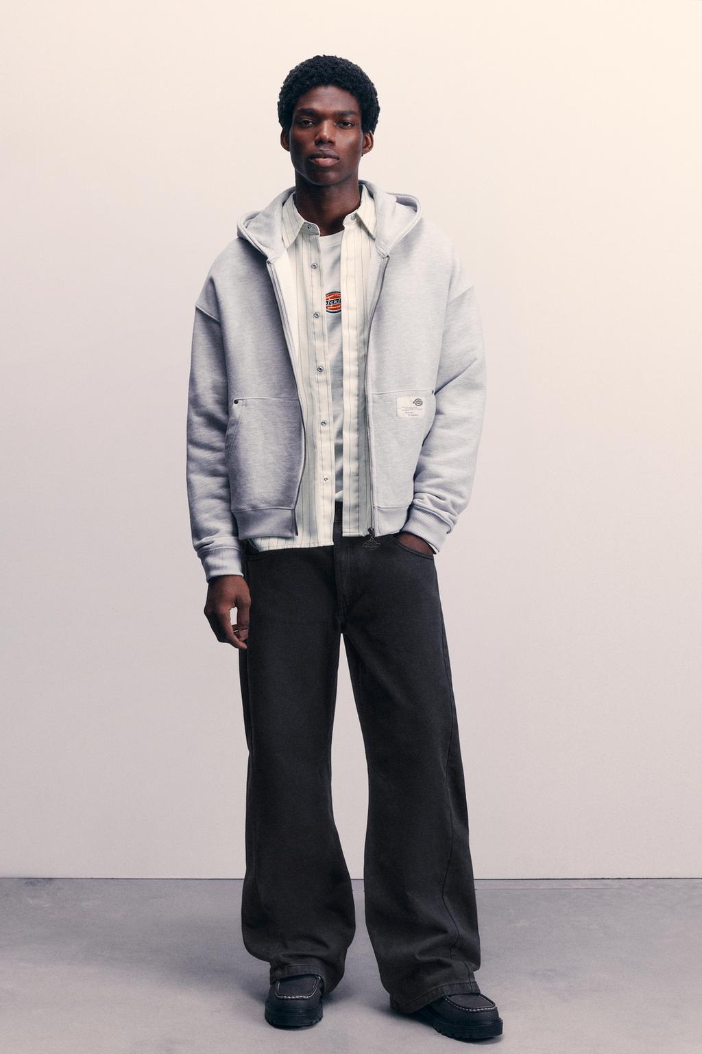 Dickies zip-up sweatshirt with hood