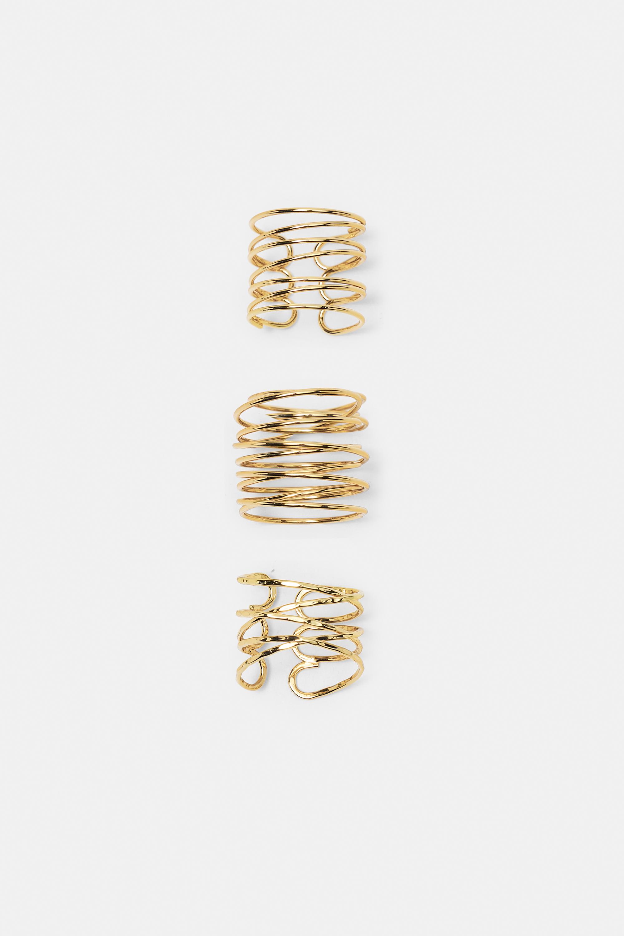 Pack 3 anillos cruzados
