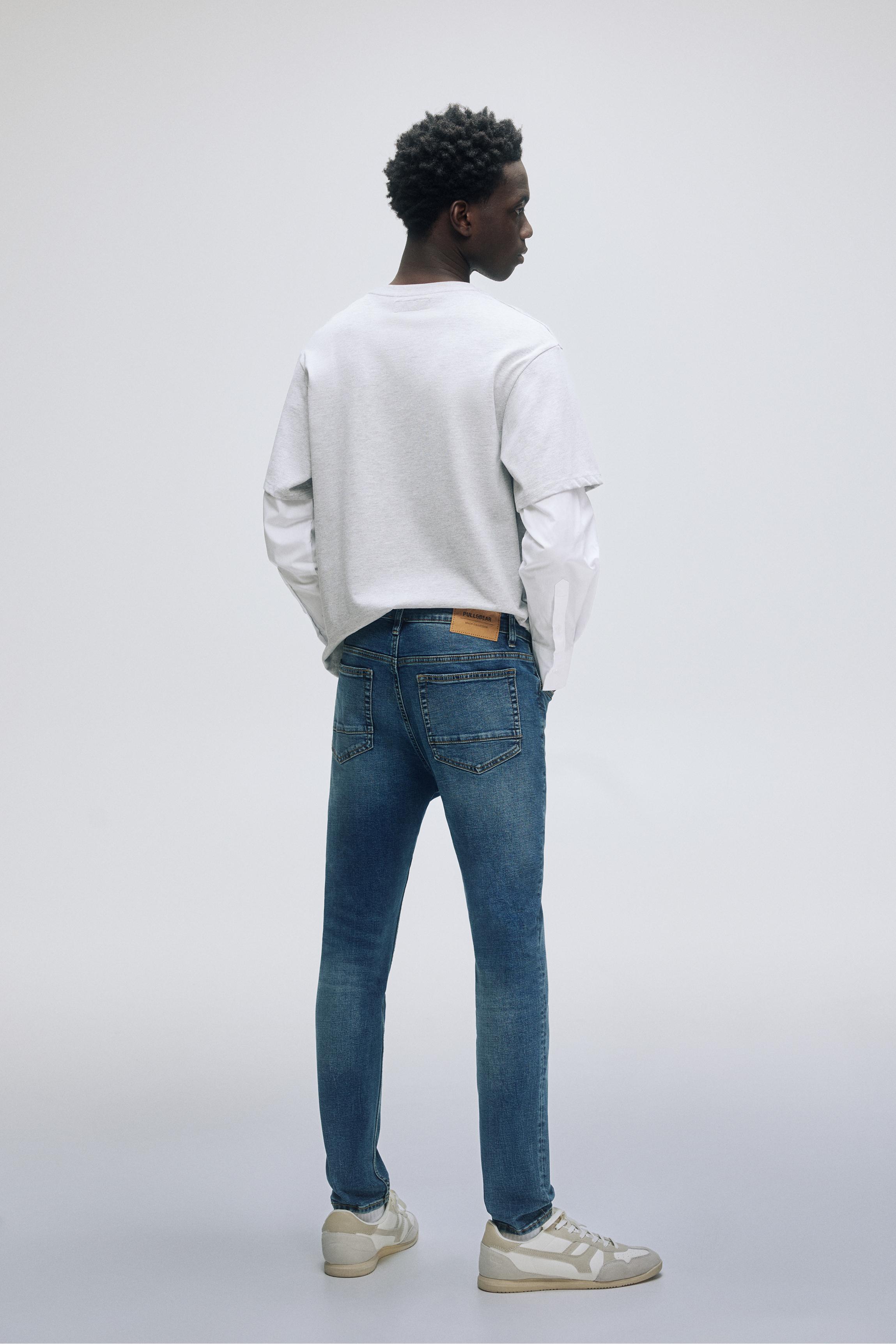 Basic skinny jeans — Dark blue