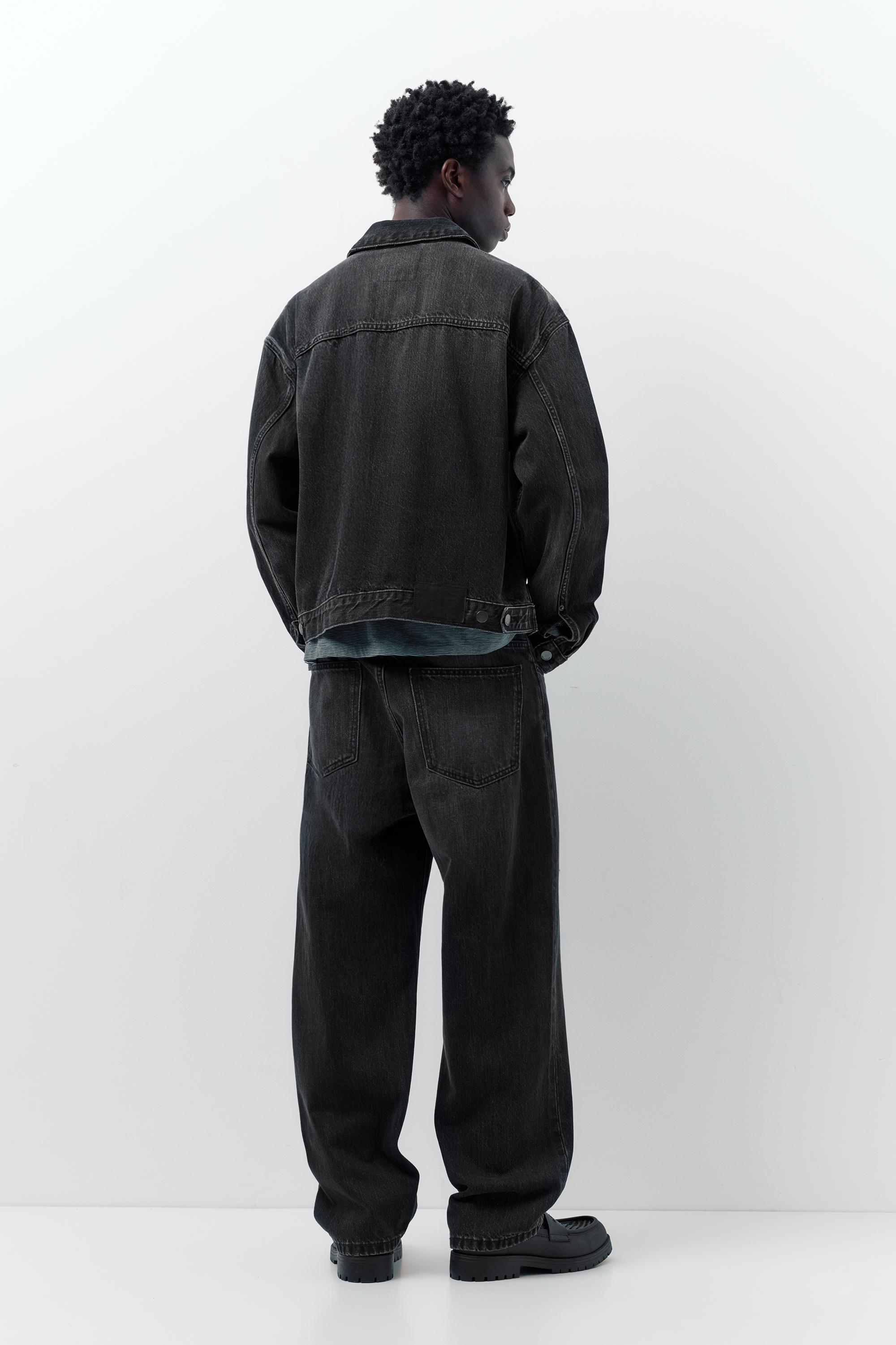 Trucker denim ceket - Görsel 6