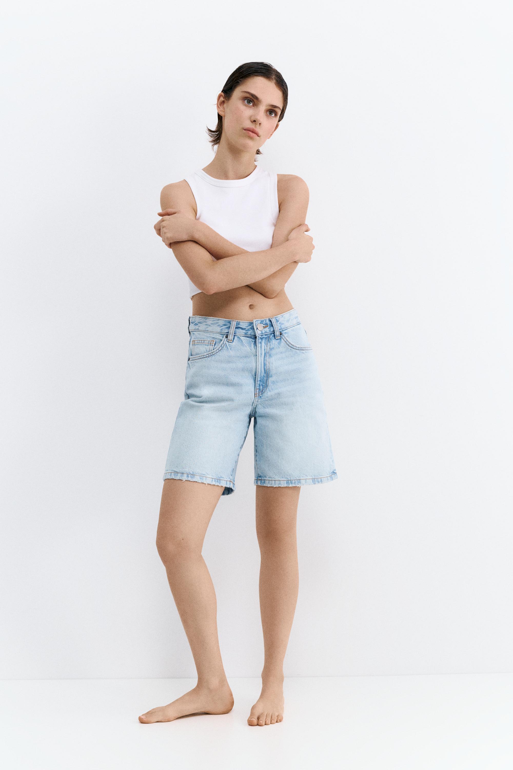 Denim bermuda - Görsel 11