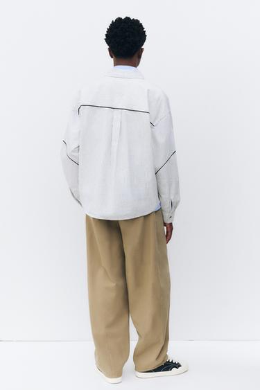 Check graphic shirt — Bright white 3