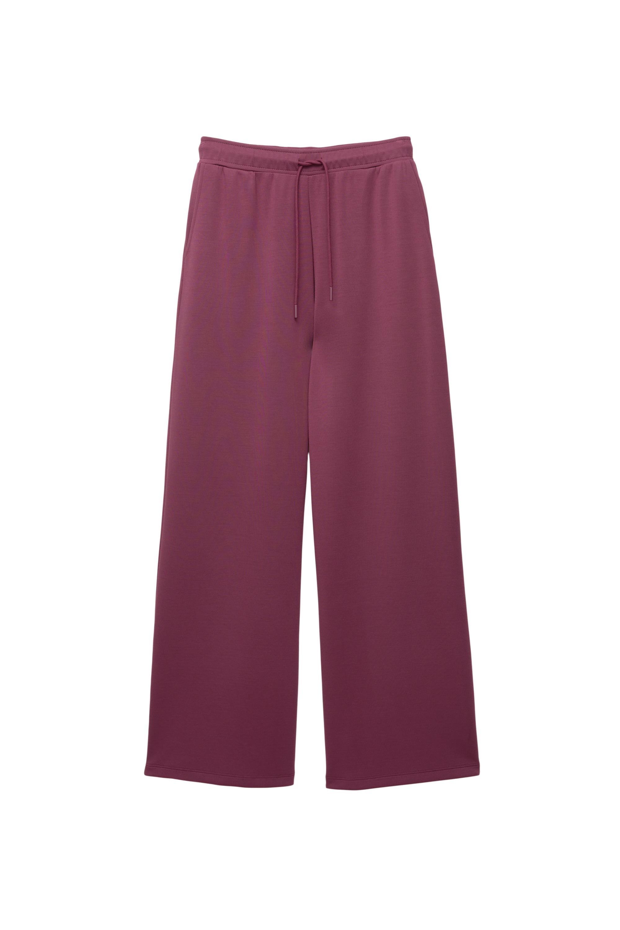 Yumuşak dokunuşlu geniş paça pantolon - Görsel 7