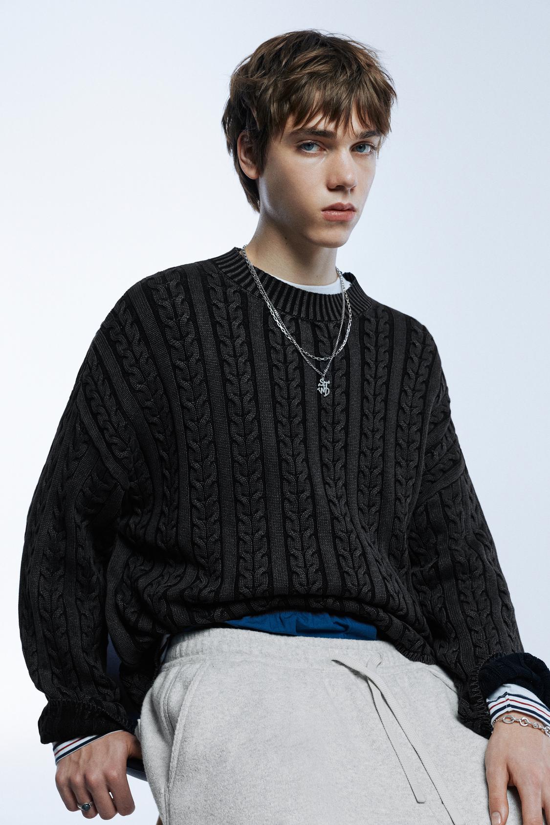 Cardigan Da Uomo Con Cappuccio | Maglieria Con Cappuccio Con Zip Intera | Felpa In Pile