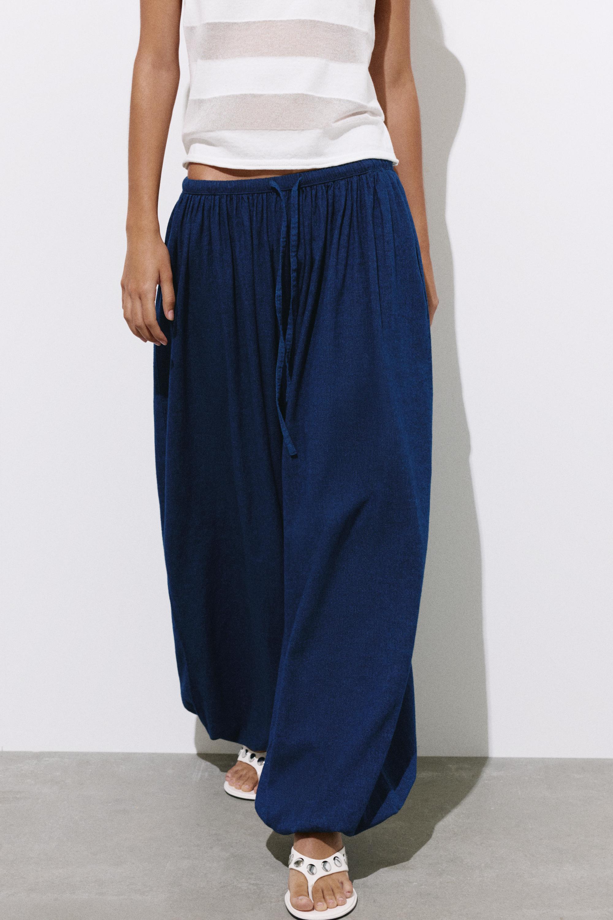 Sarouel trousers — Dark blue