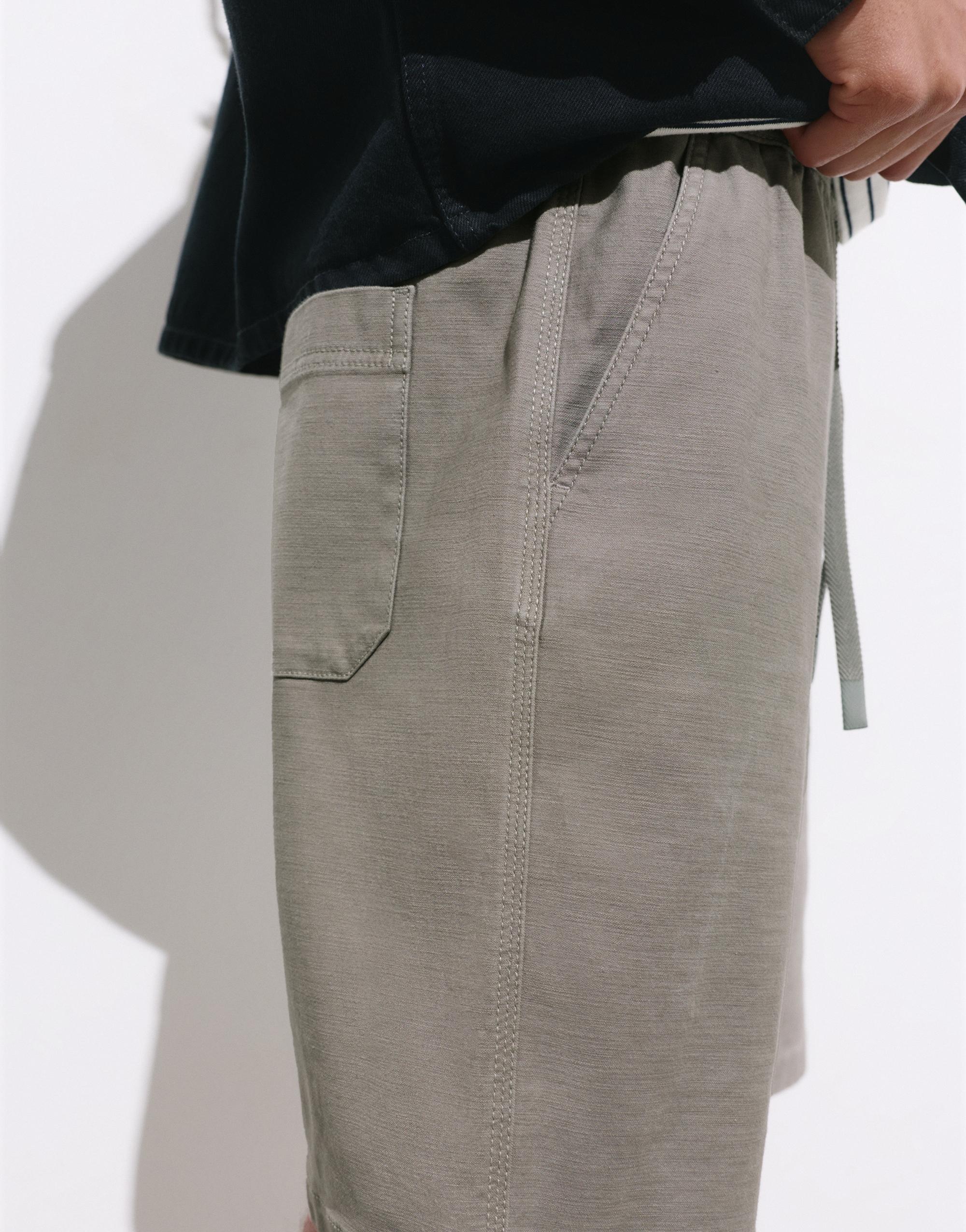 Bermuda sweat shorts — Grey