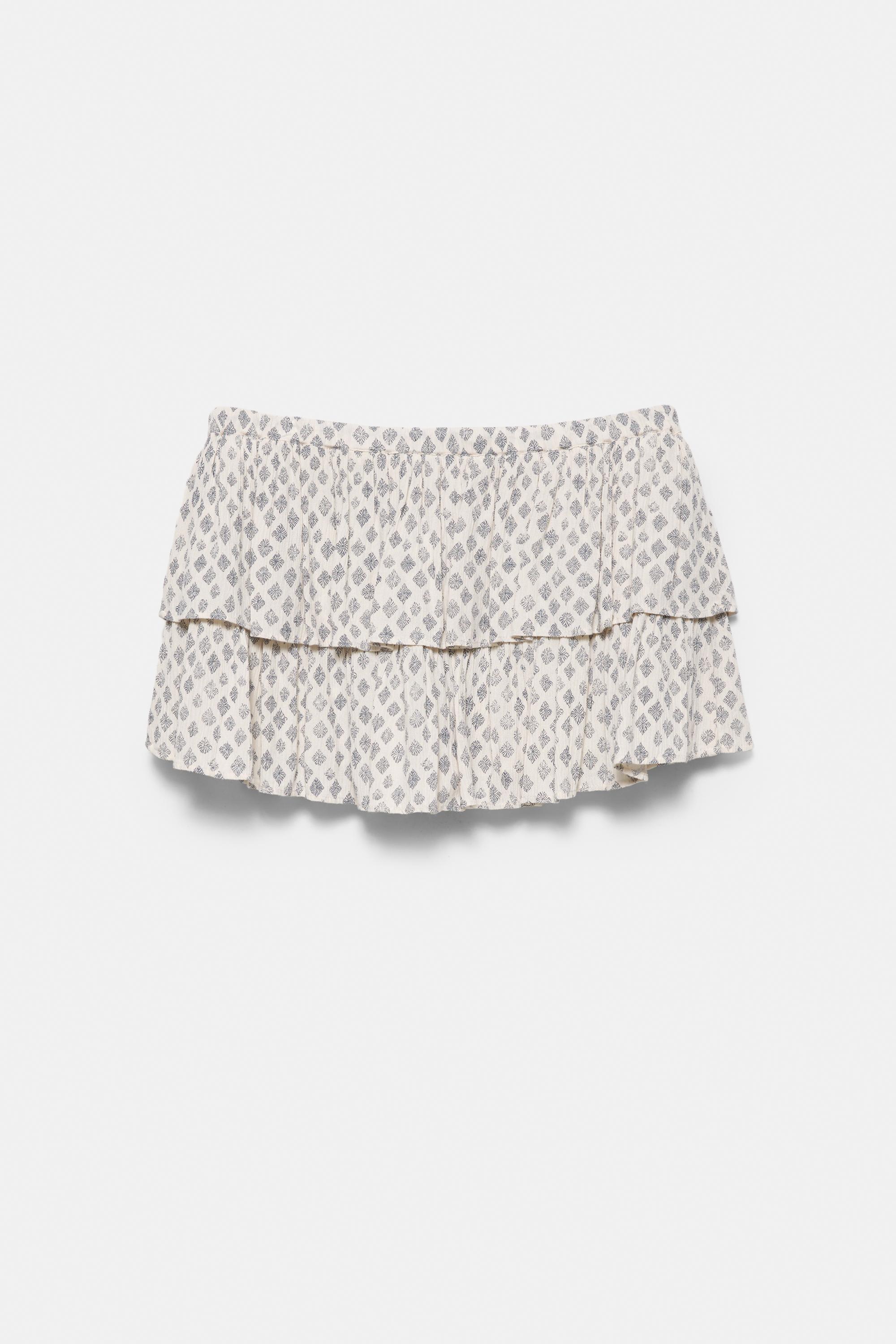 Ruffled skort