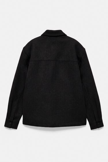 Long sleeve overshirt — Black 7