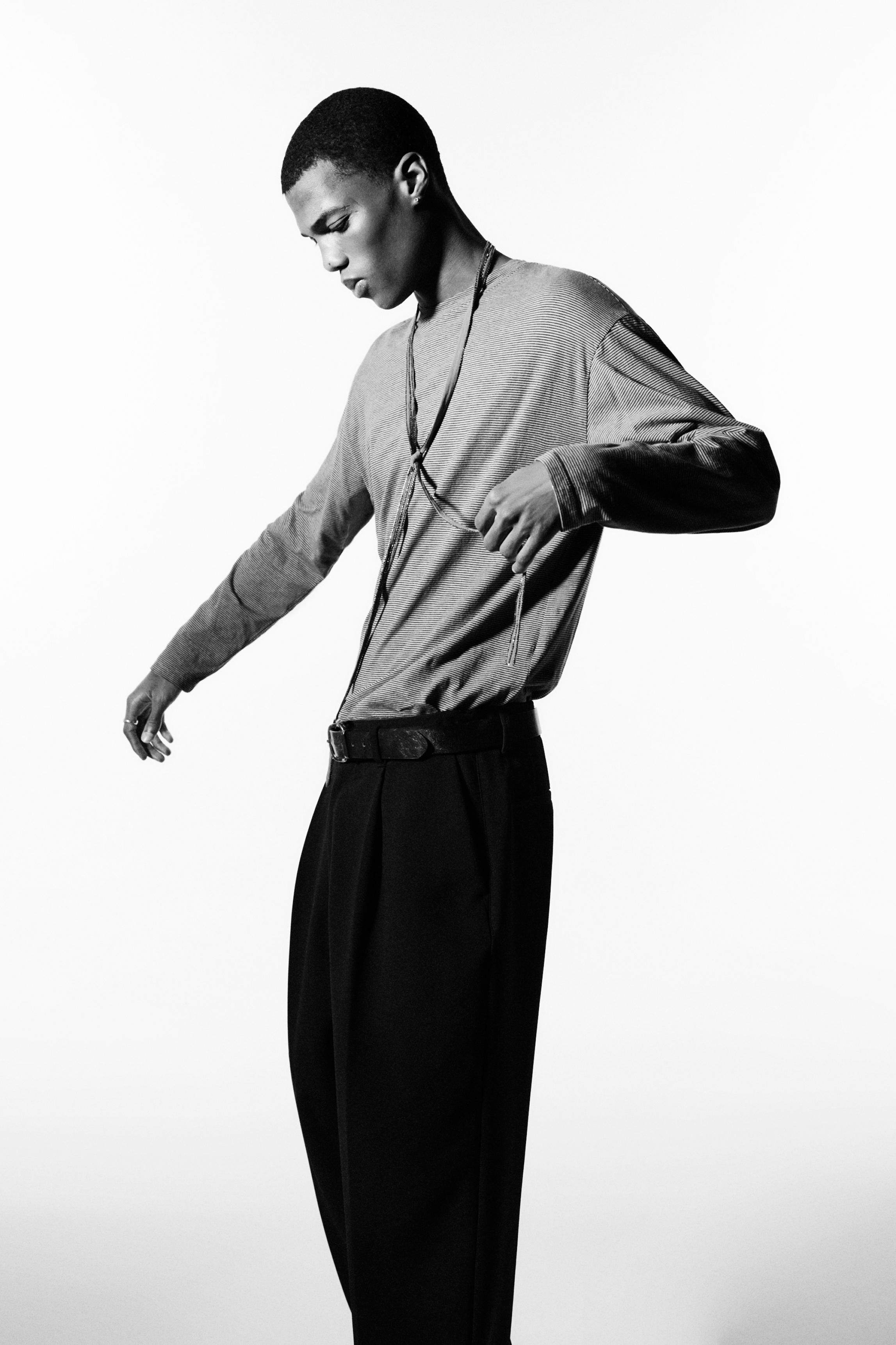 Uzun kollu çizgili t-shirt - Görsel 17