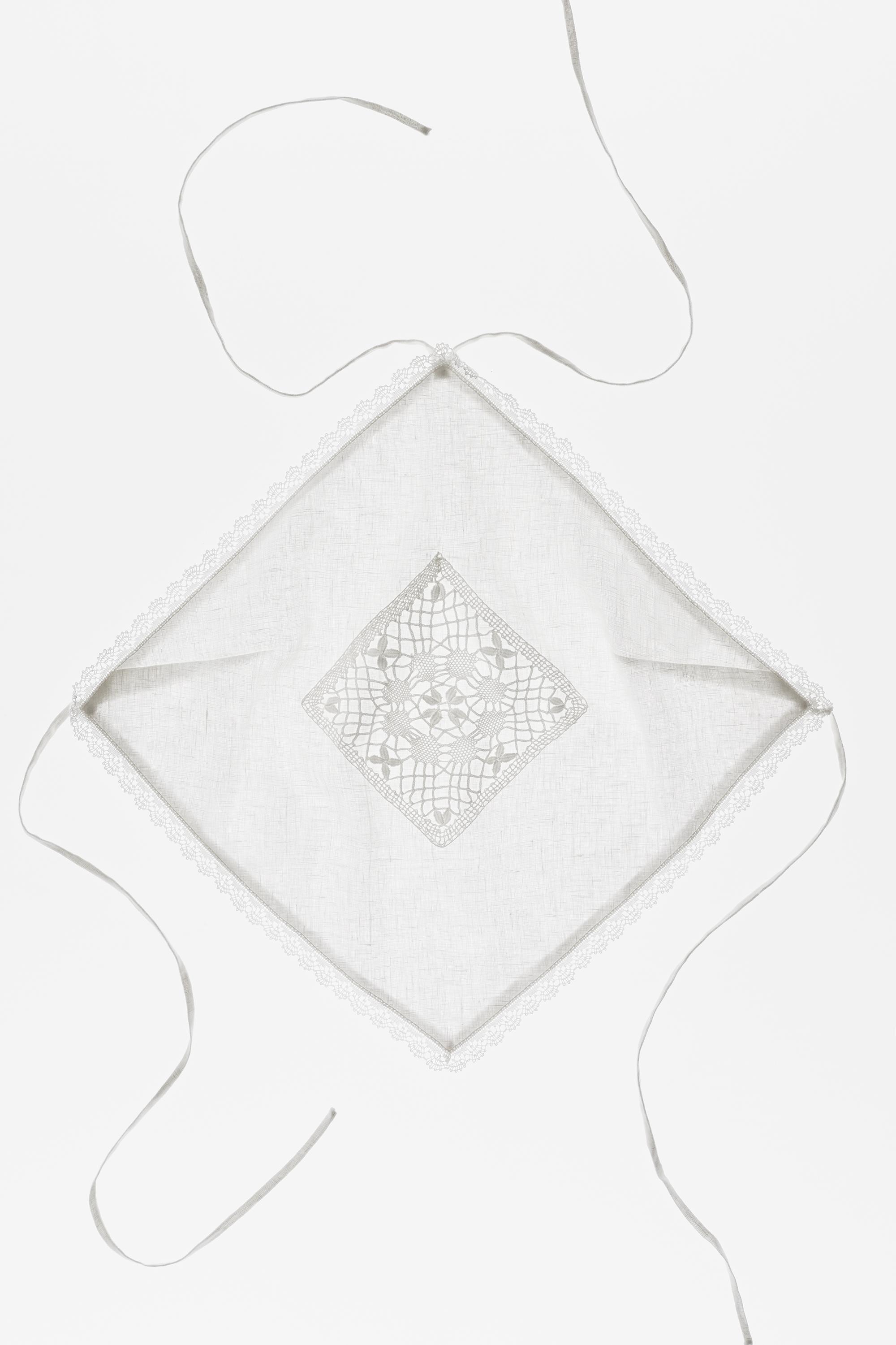 Encaixe de Camariñas x Pull&Bear halter top — Off white