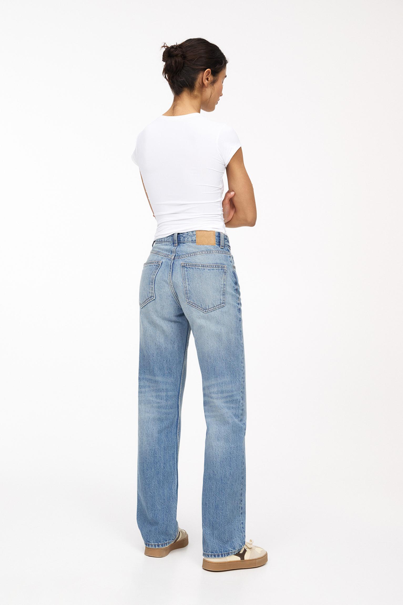 Oversize baggy jeans — Medium blue
