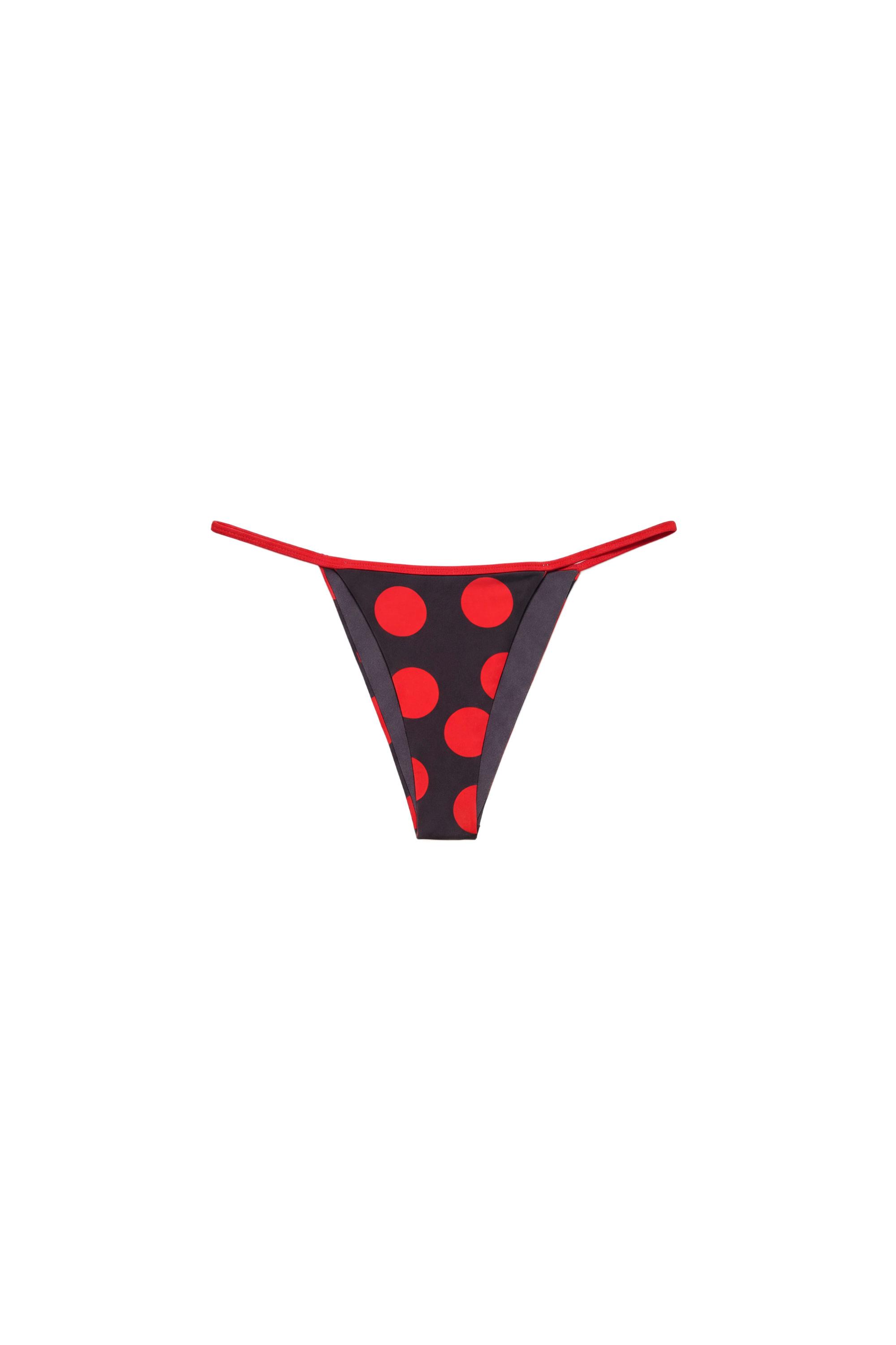 Puantiye desenli bikini altı - Görsel 9