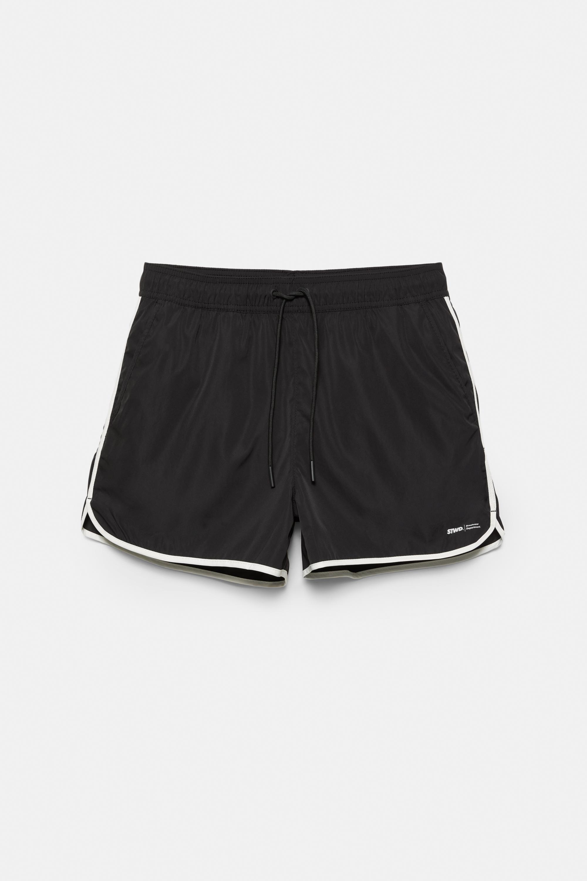 STWD board shorts — Black