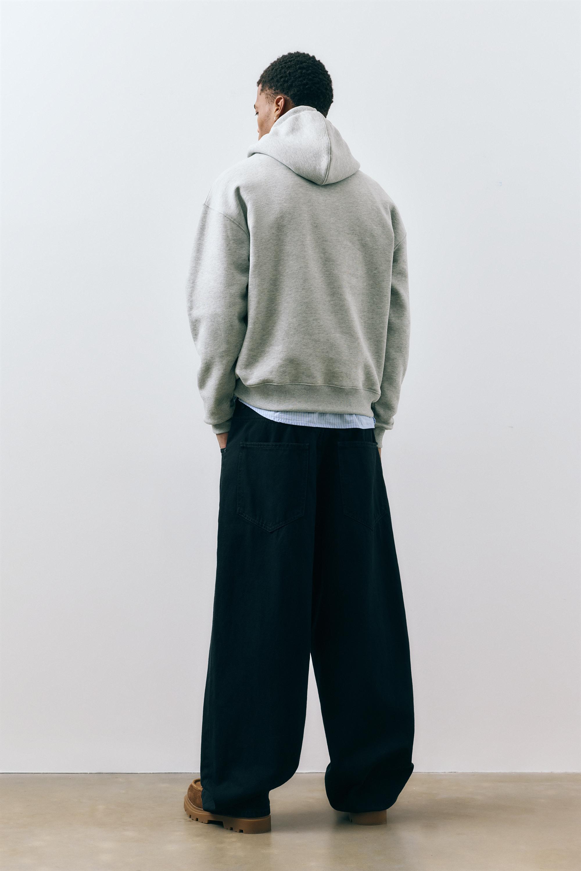 Basic kapüşonlu sweatshirt - Görsel 67