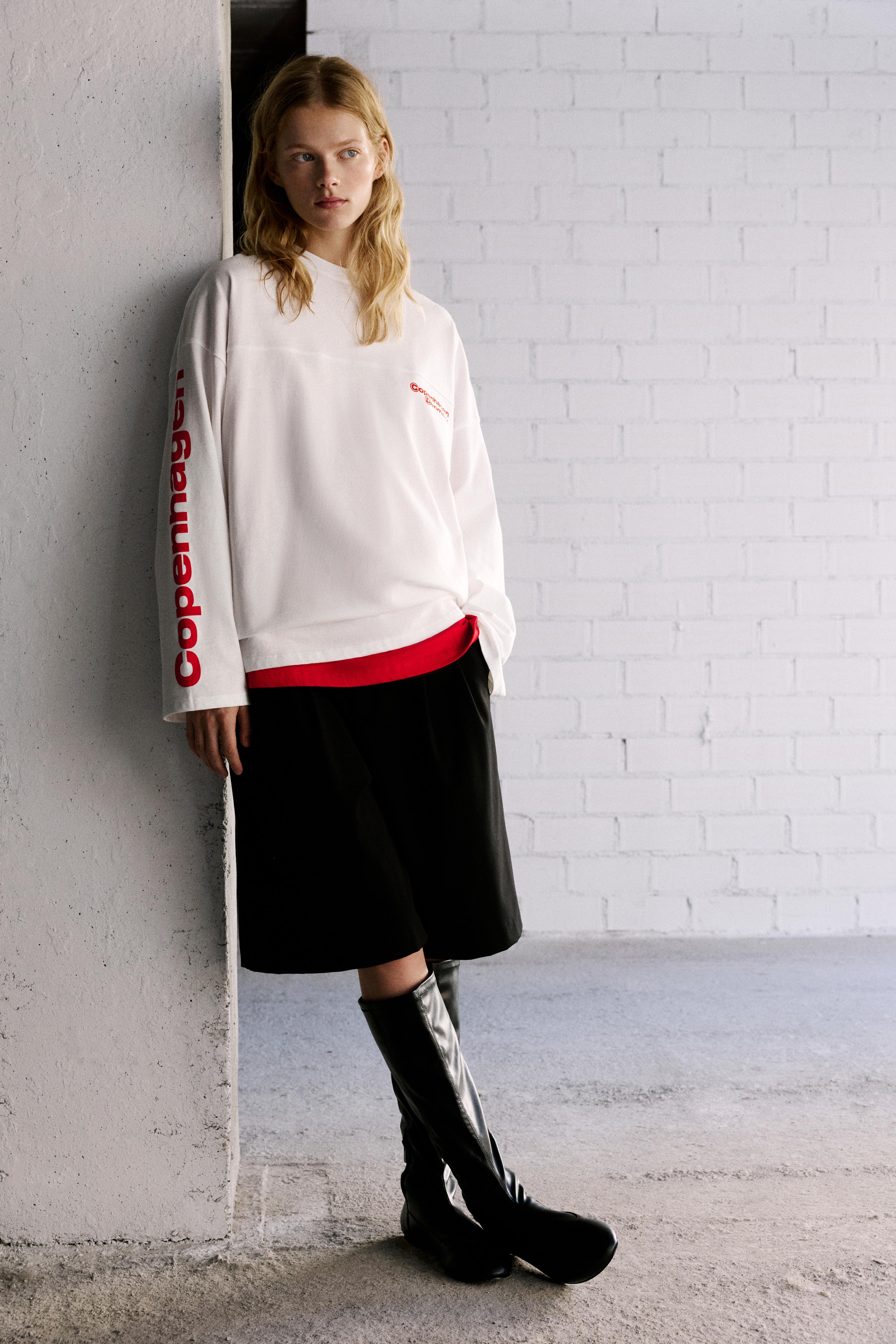 Copenhagen long sleeve T-shirt - pull&bear