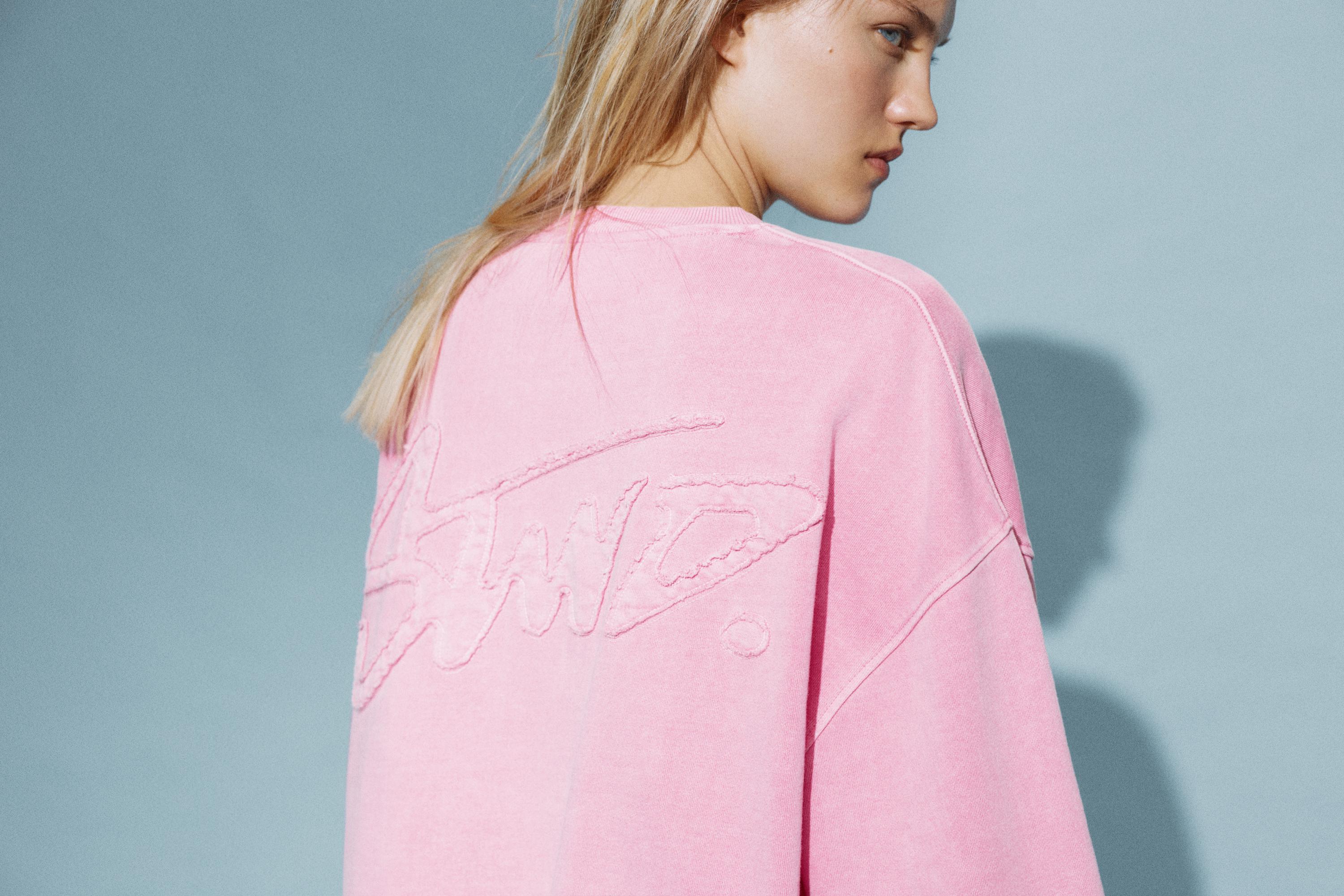 STWD round neck sweatshirt — Pink
