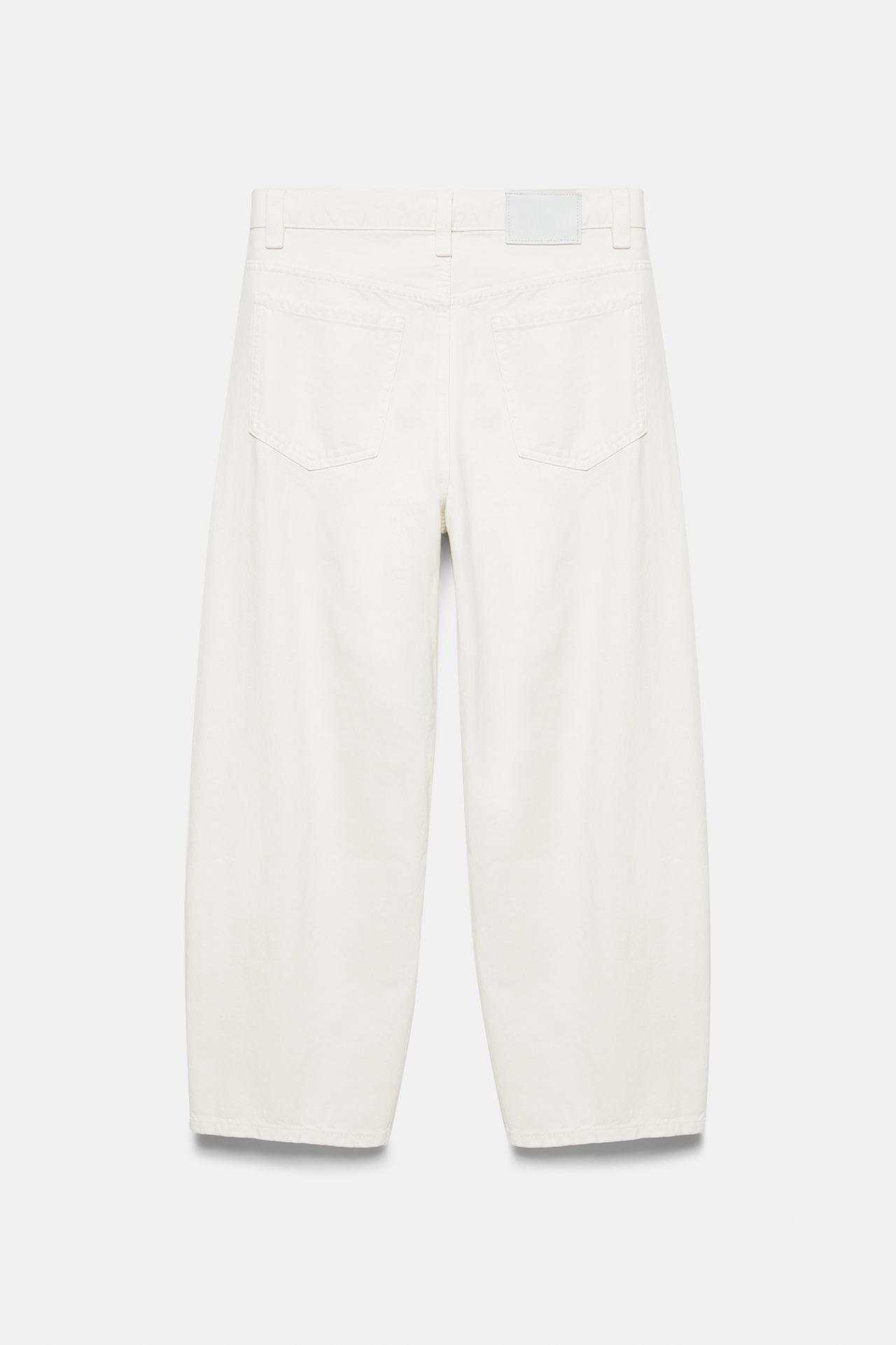 Baggy balloon jeans — White