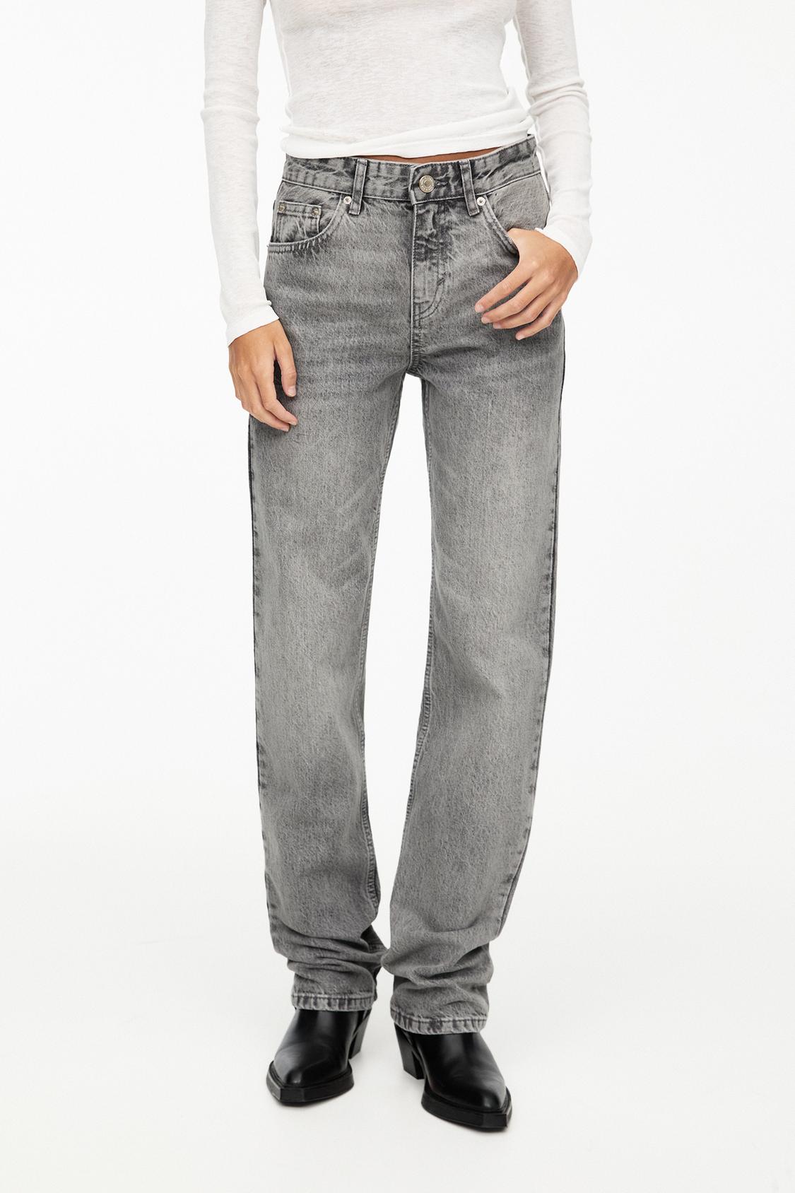 Mid-waist straight-leg jeans PULL&BEAR - Main Image