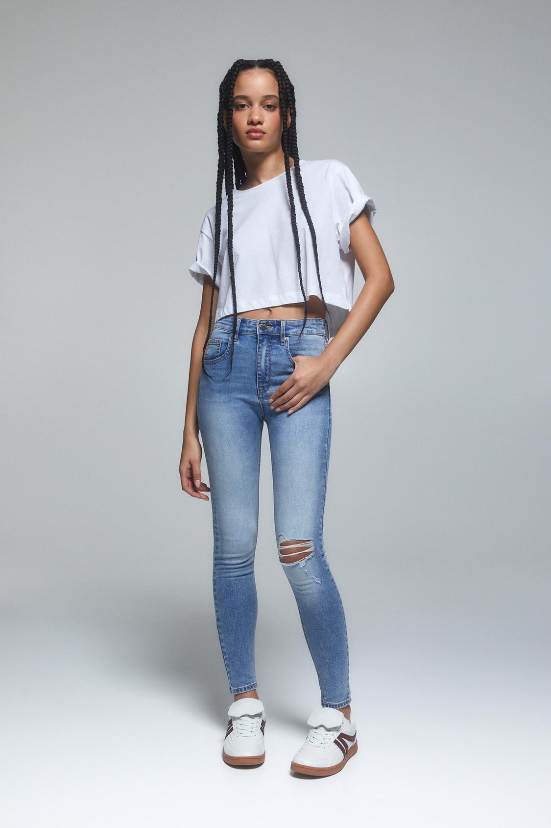 Pantalones Vaqueros Push Up Pull And Bear NWT PULL&BEAR Women (EU - Main Image