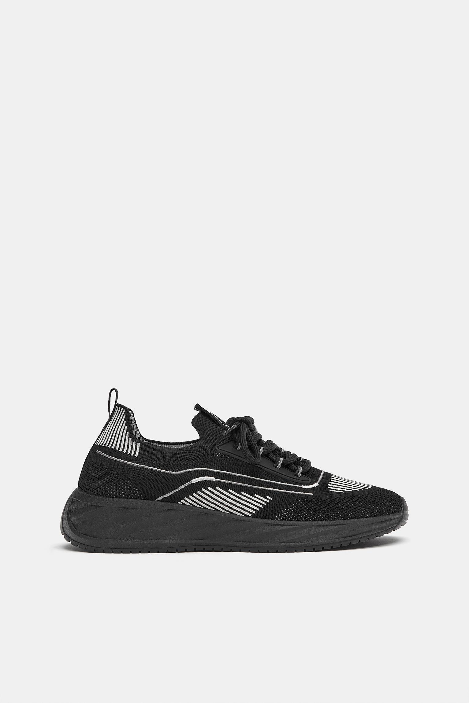 Fabric trainers — Black