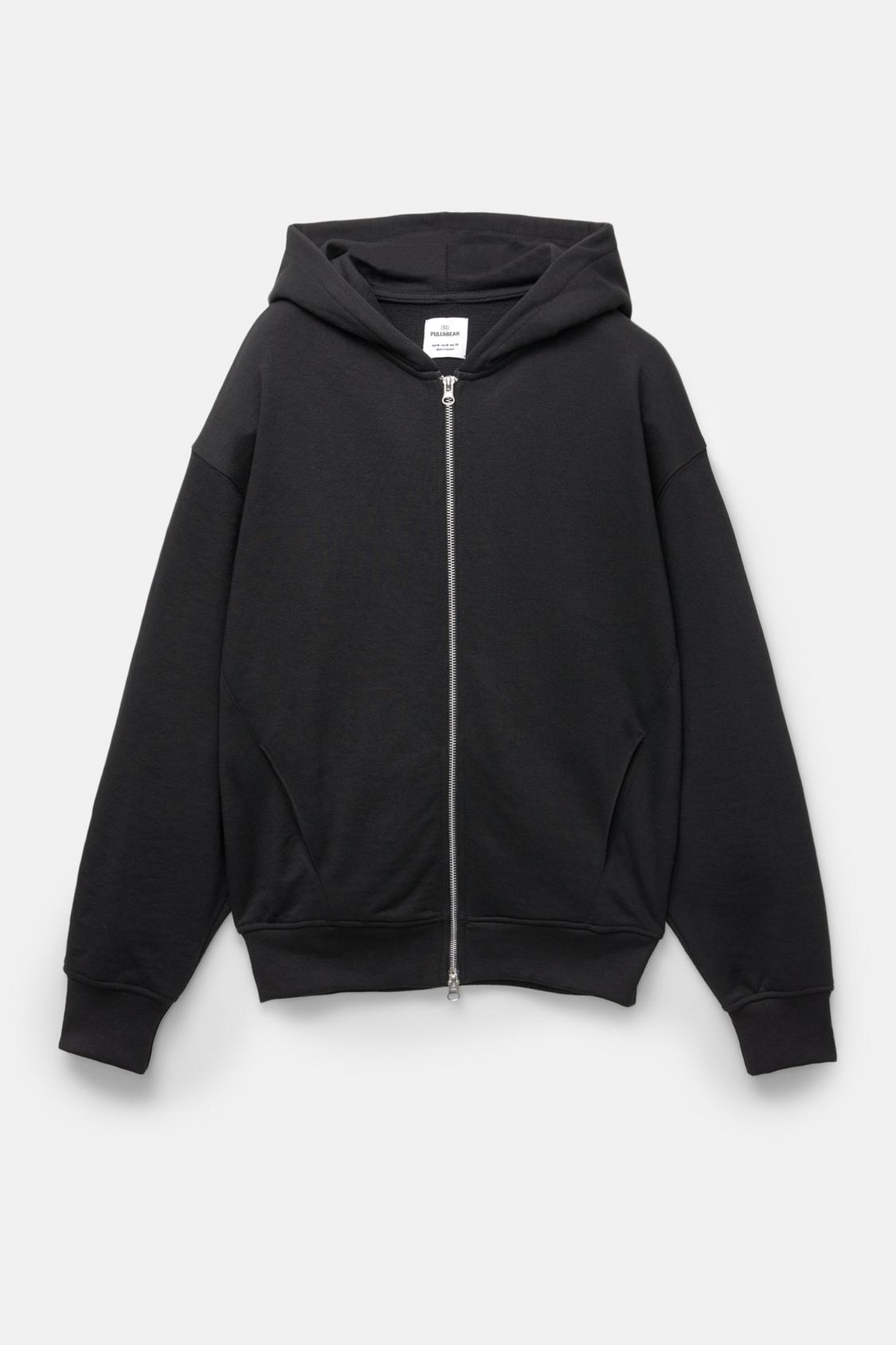 Cremallera Sudaderas Largas Pull And Bear Hoodie Zipper PULL&BEAR