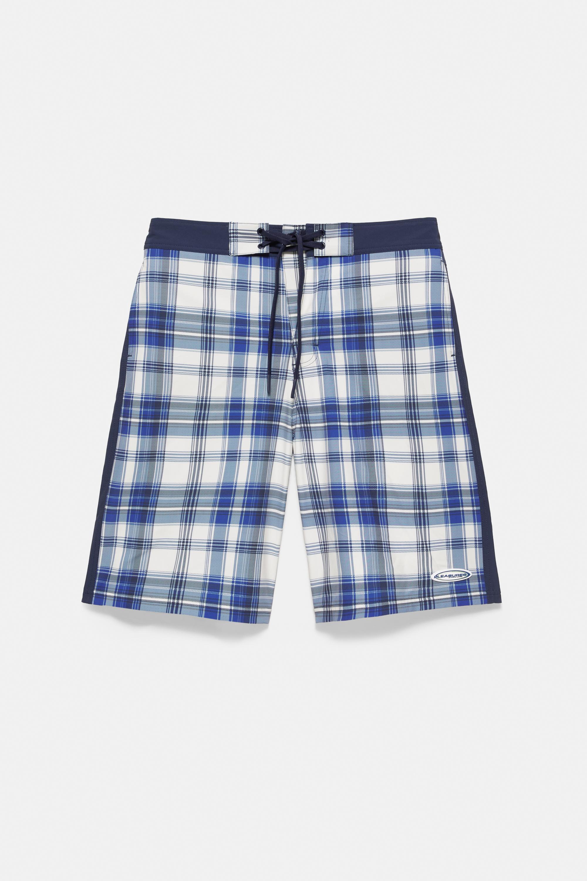 Pleasures x STWD swim shorts — Blue