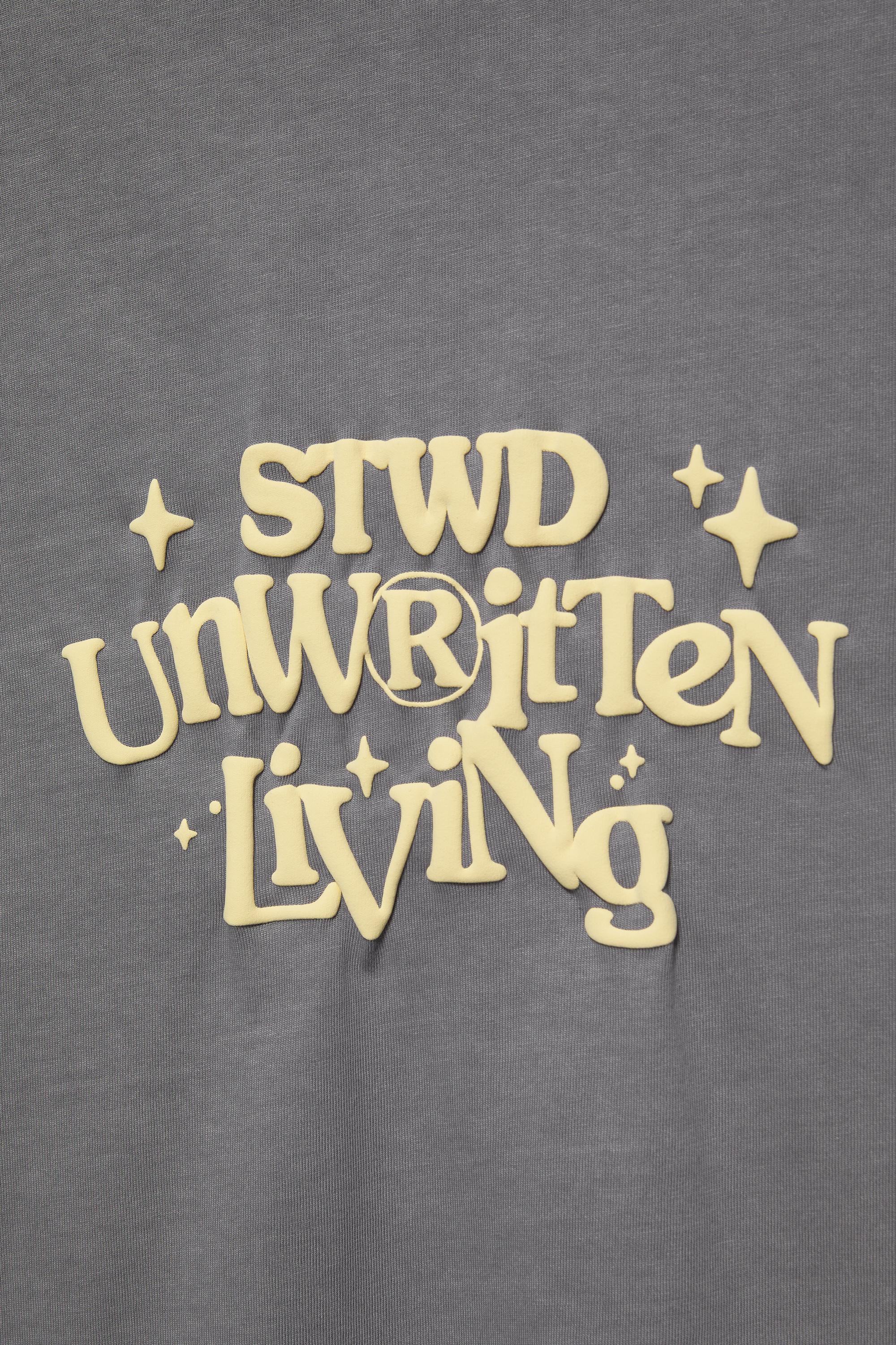 STWD Unwritten Living T-shirt — Medium grey