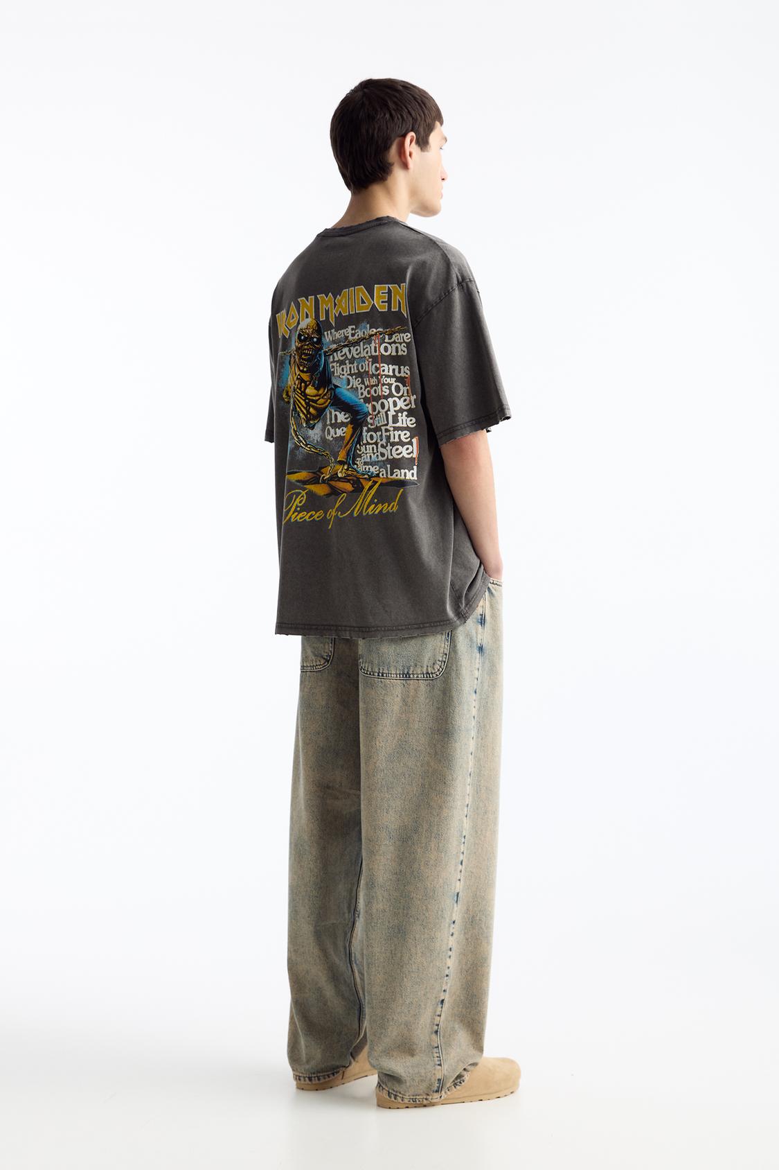 Iron Maiden washed T-shirt - PULL&BEAR