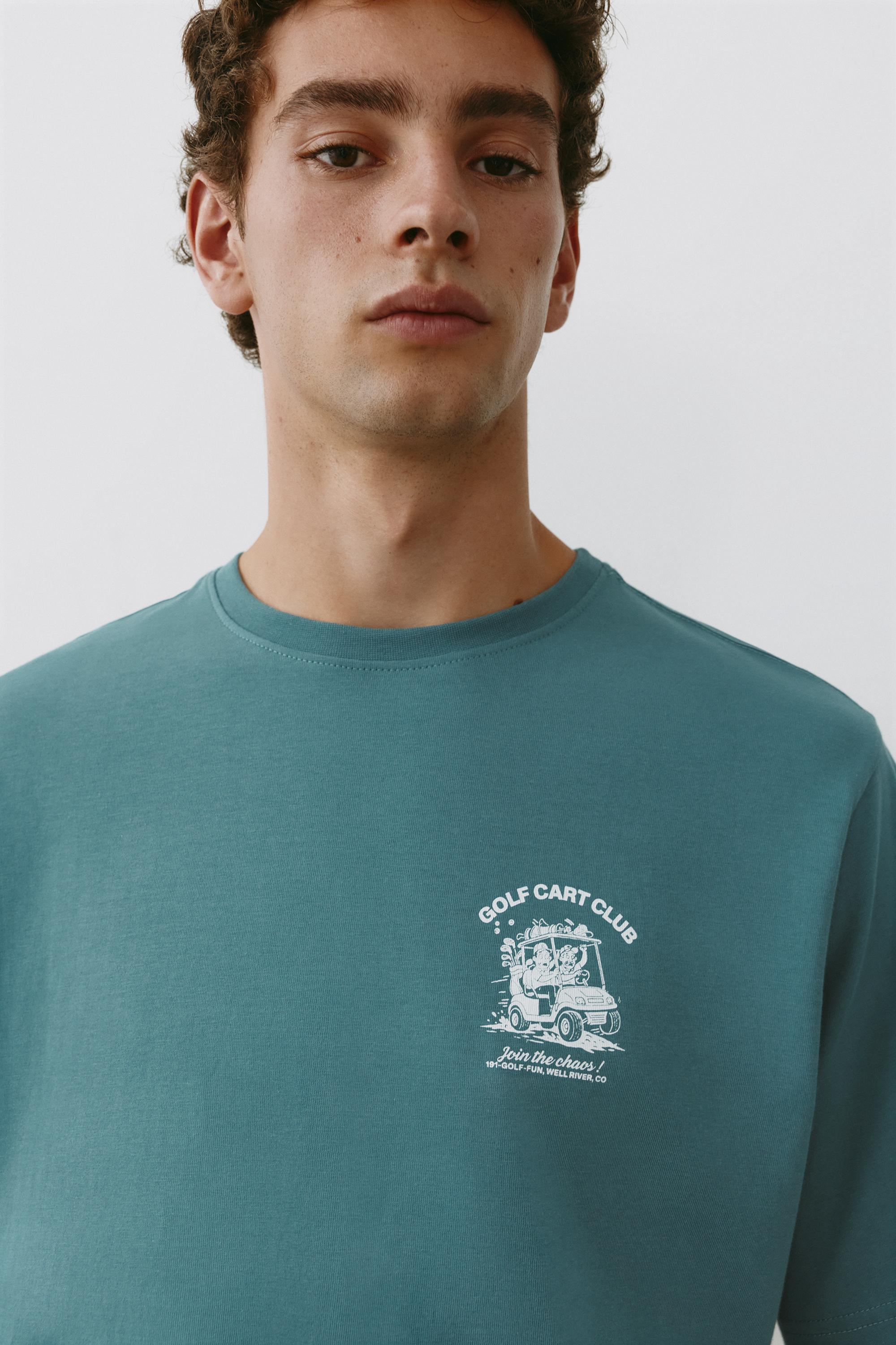 Golf Cart Club T-shirt — Green