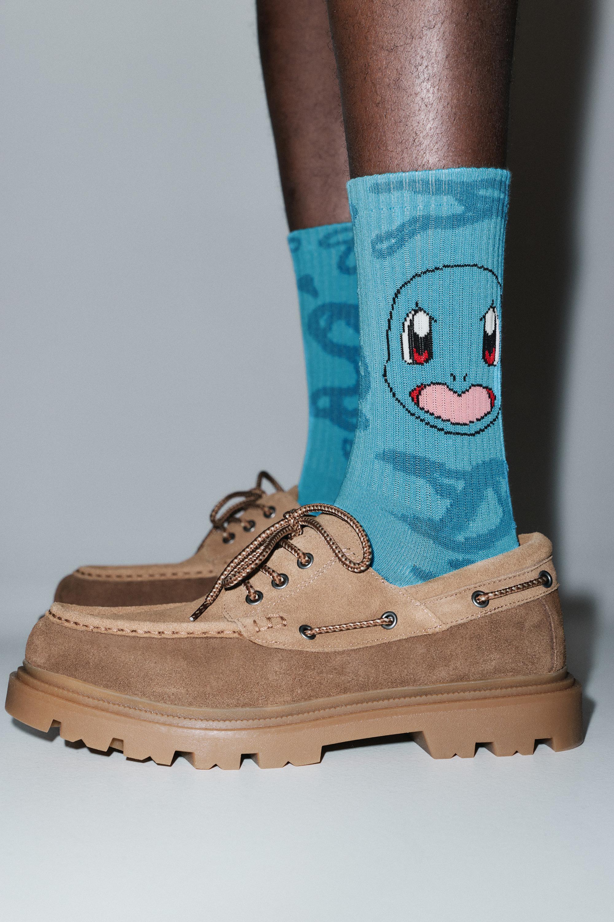 Pokémon Squirtle Socks — Sky blue