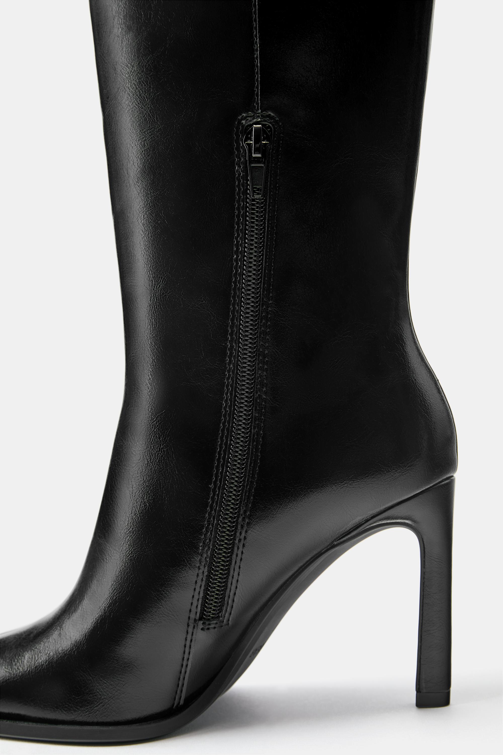 High-heel boots — Black (alternate view)