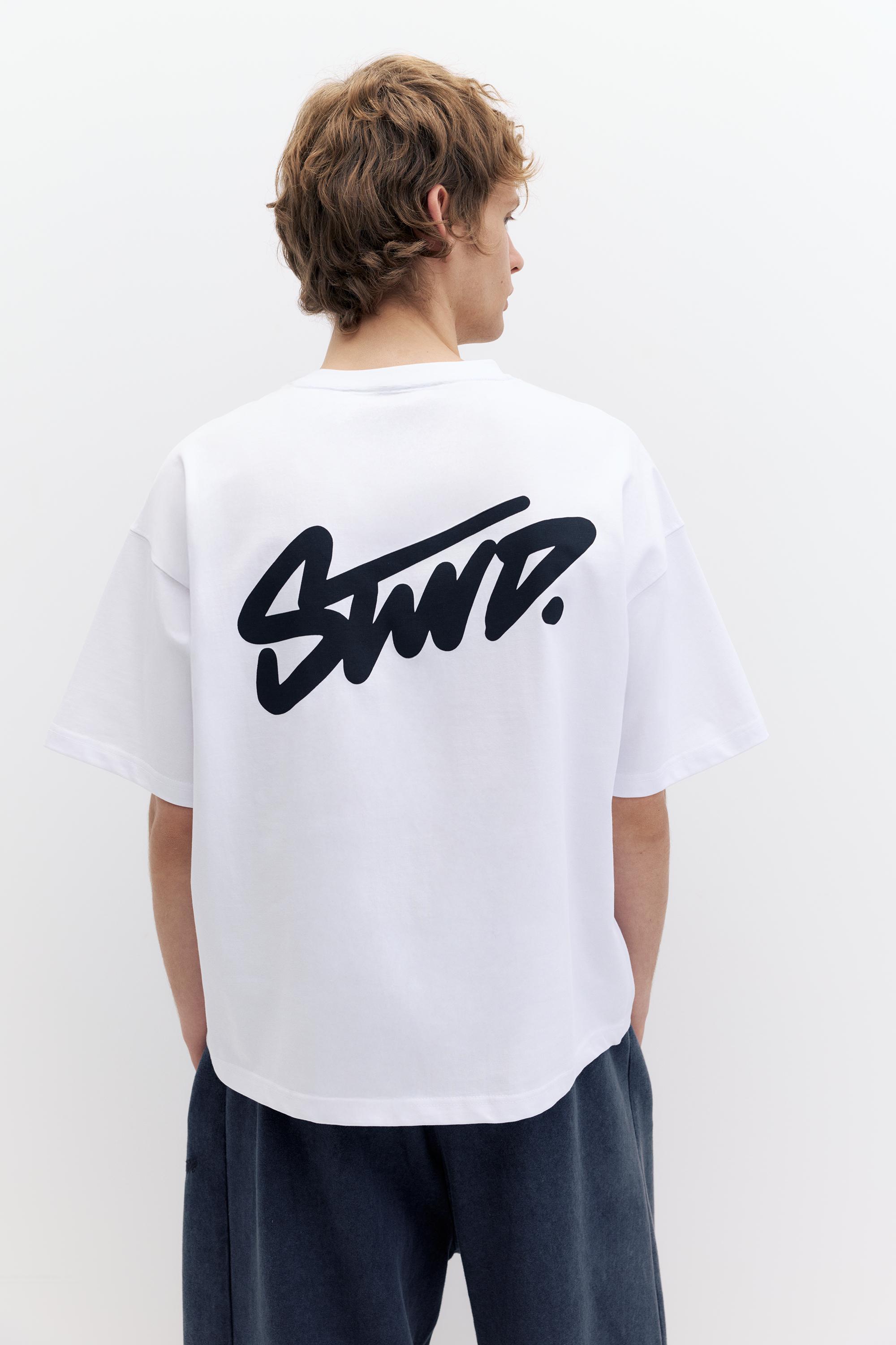 STWD logolu salaş t-shirt - Görsel 36