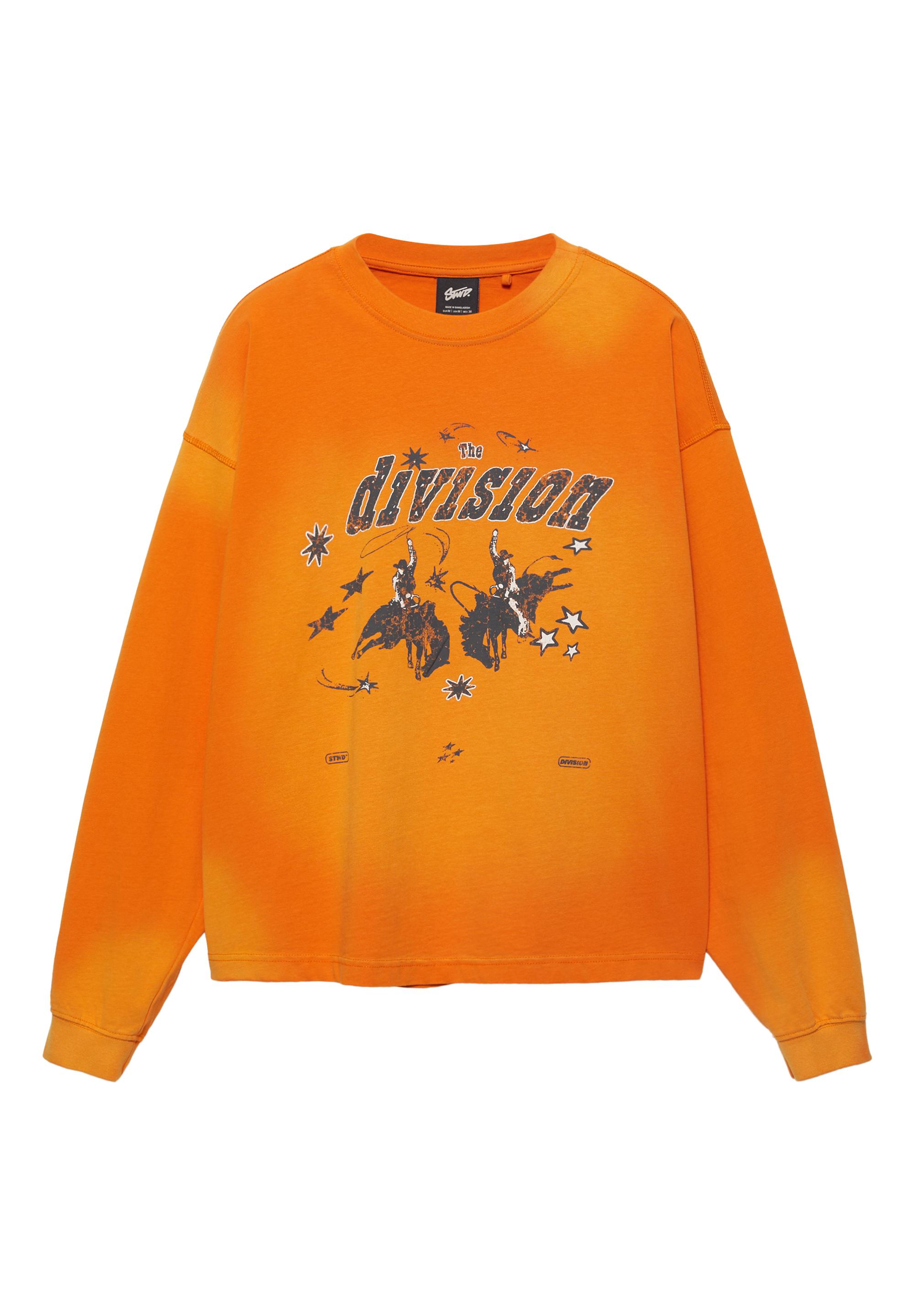 Uzun kollu STWD tişört - Görsel 2