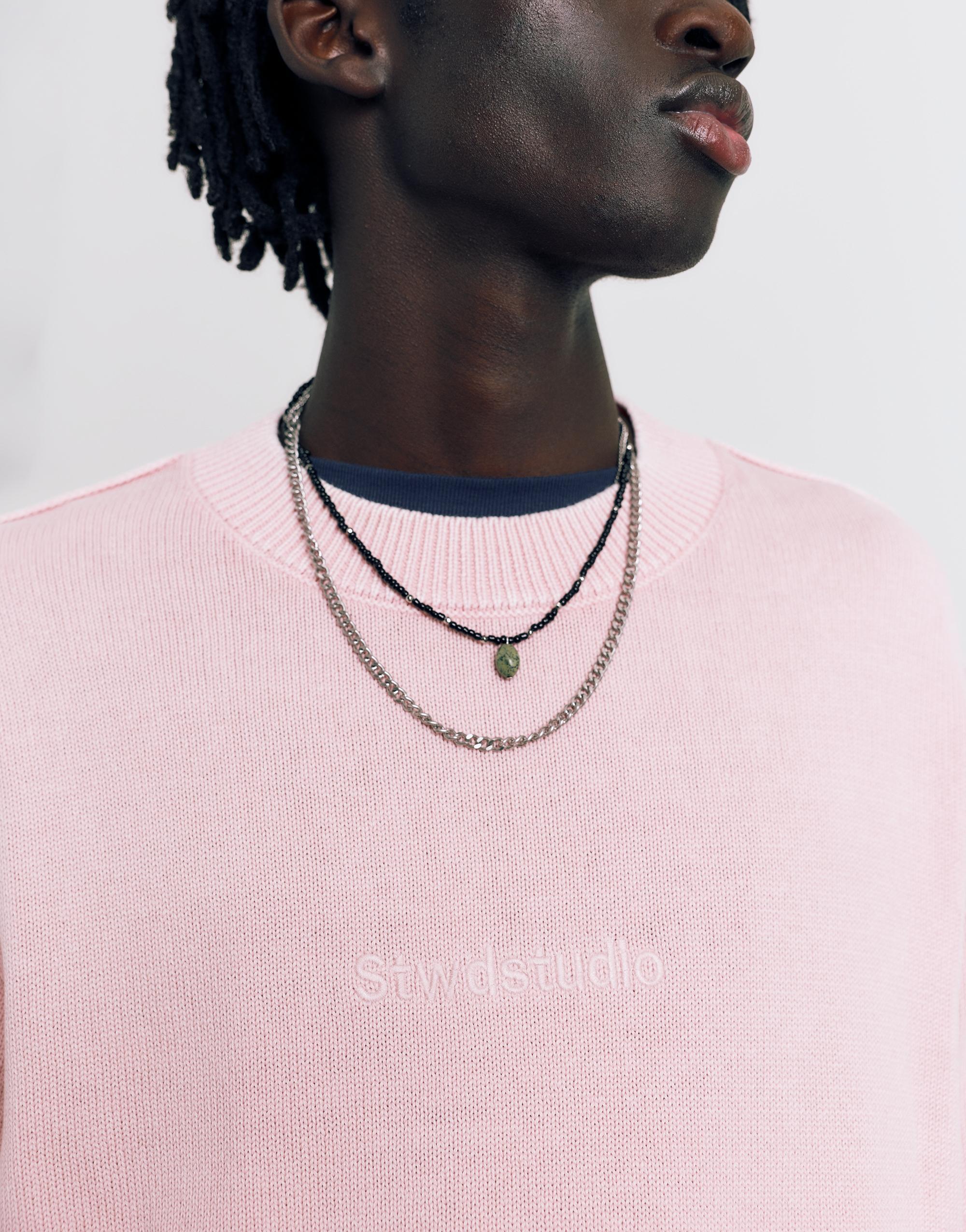STWD Studio embroidered jumper — Pink