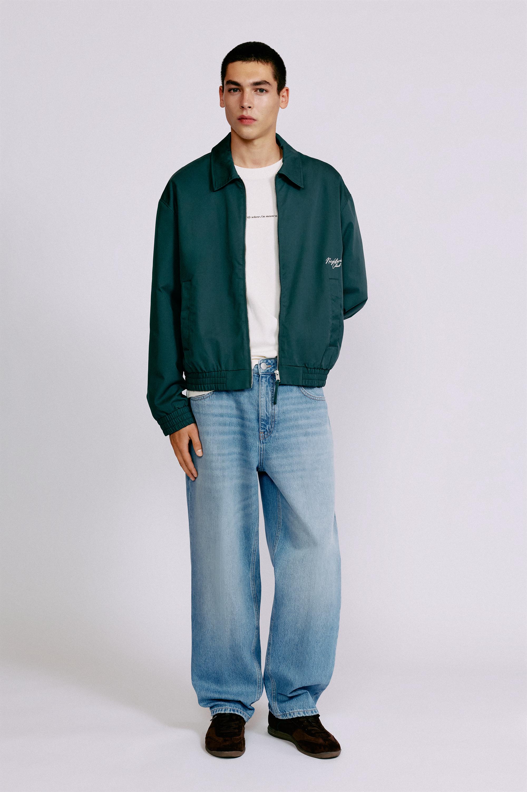 Relaxed baggy jeans — Medium blue