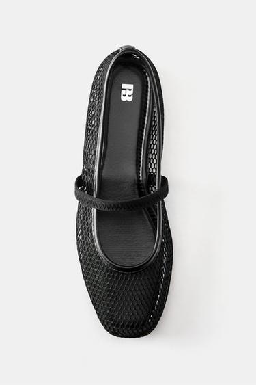 Mesh ballet flats — Black 5